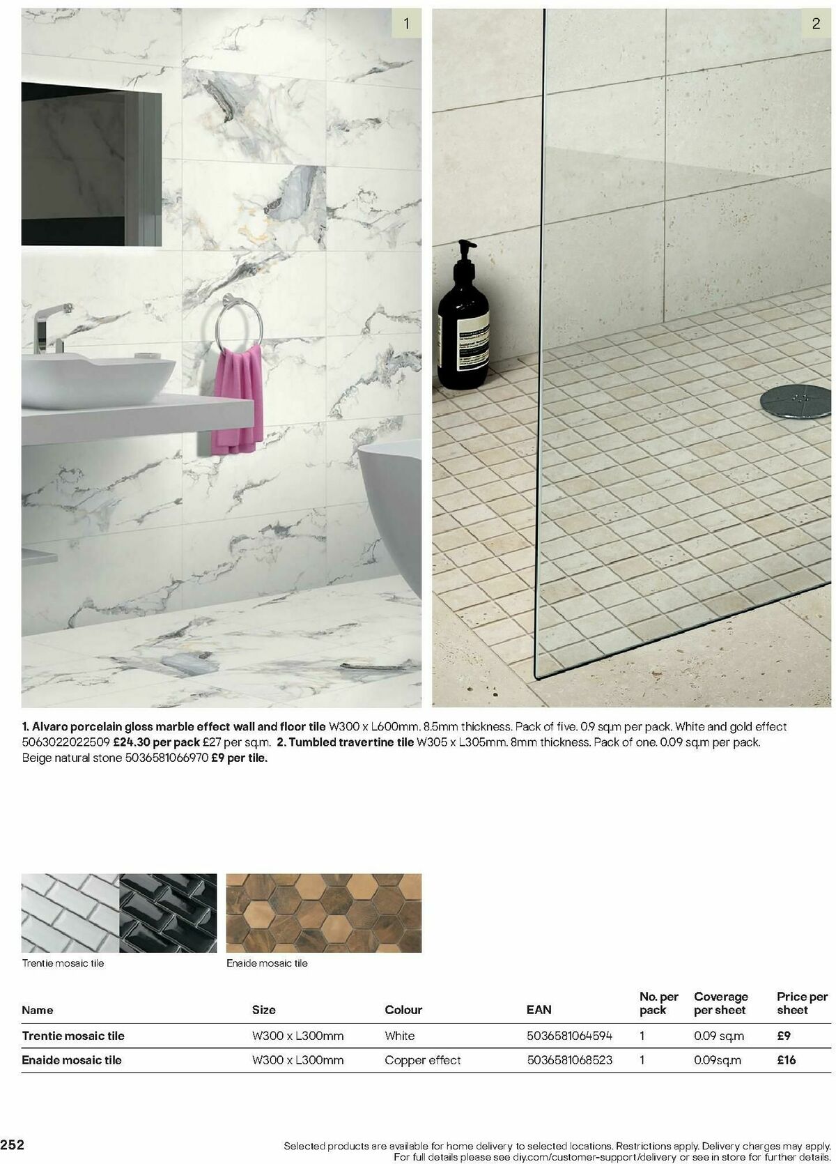 B&Q Bathrooms Offers from 1 December