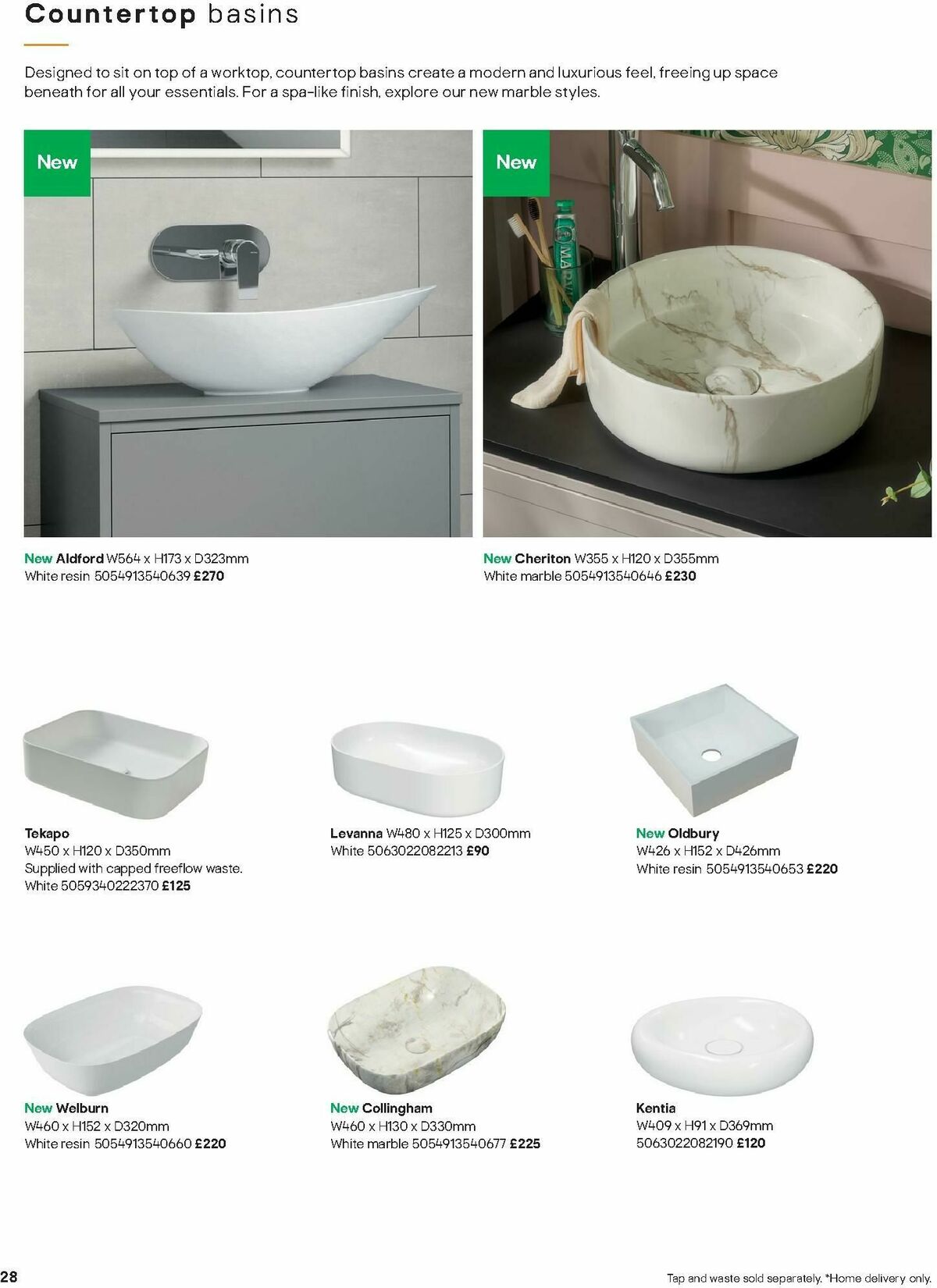 B&Q Bathrooms Offers from 1 December