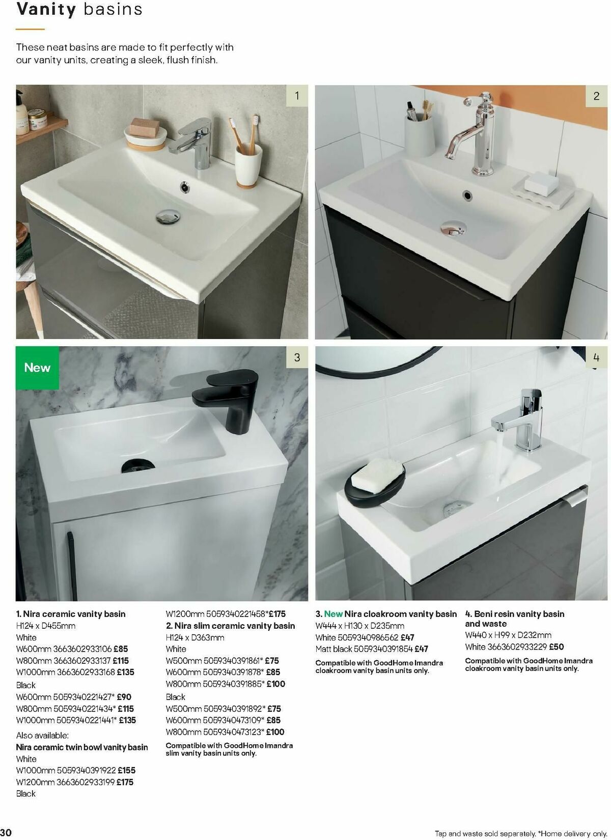 B&Q Bathrooms Offers from 1 December