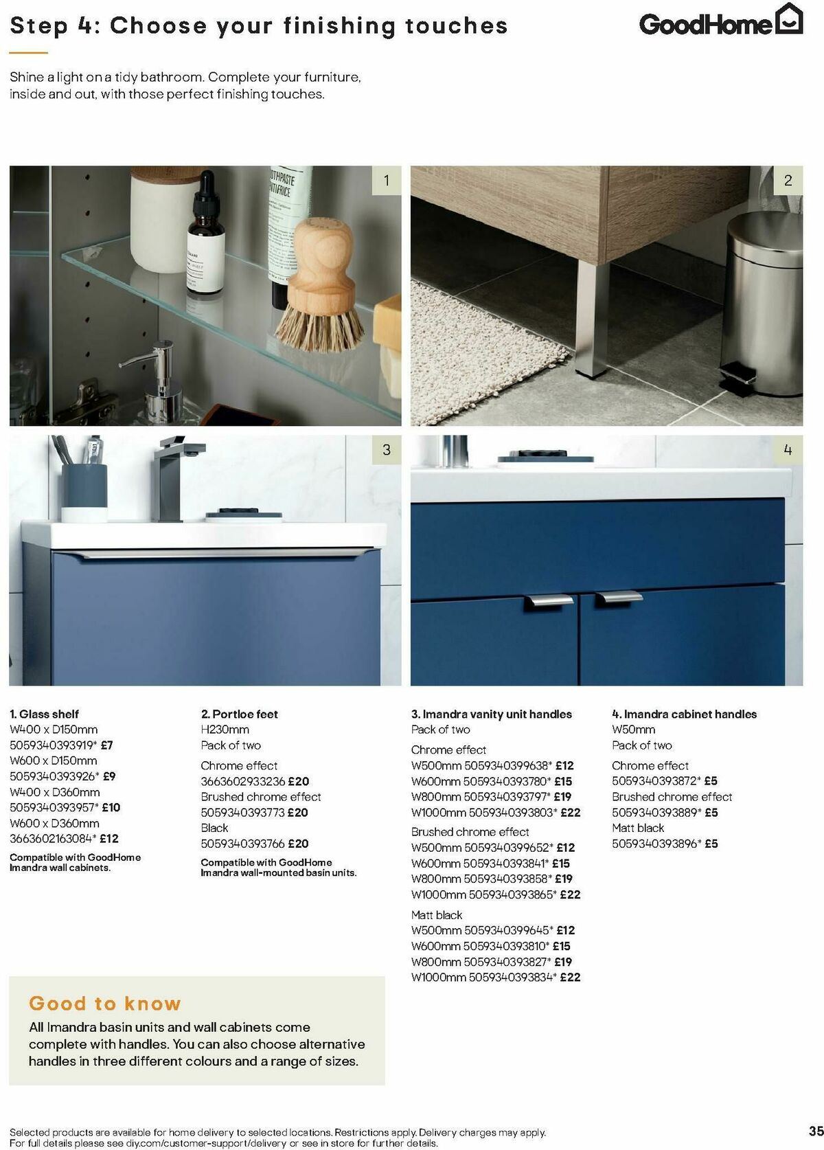 B&Q Bathrooms Offers from 1 December