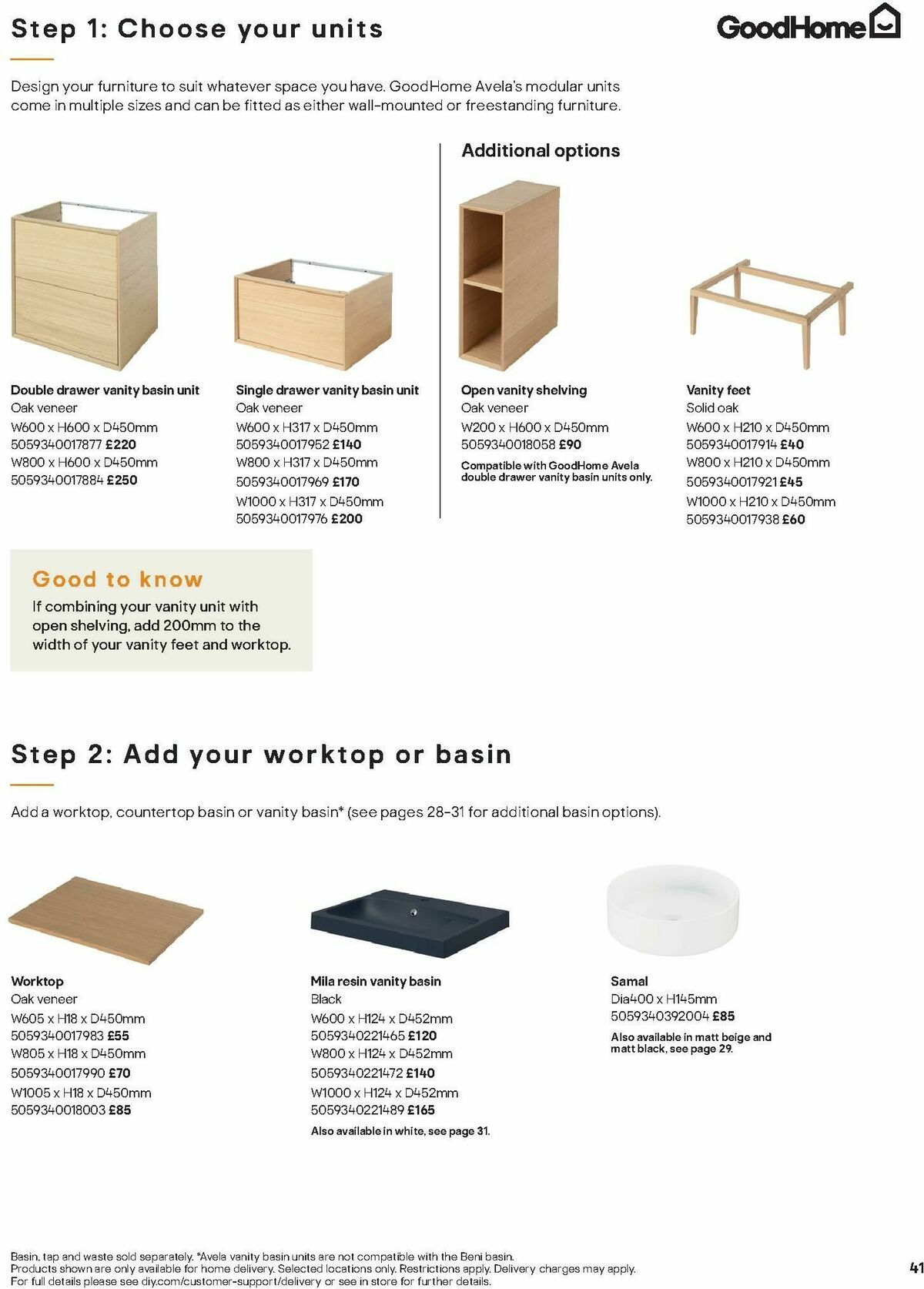 B&Q Bathrooms Offers from 1 December