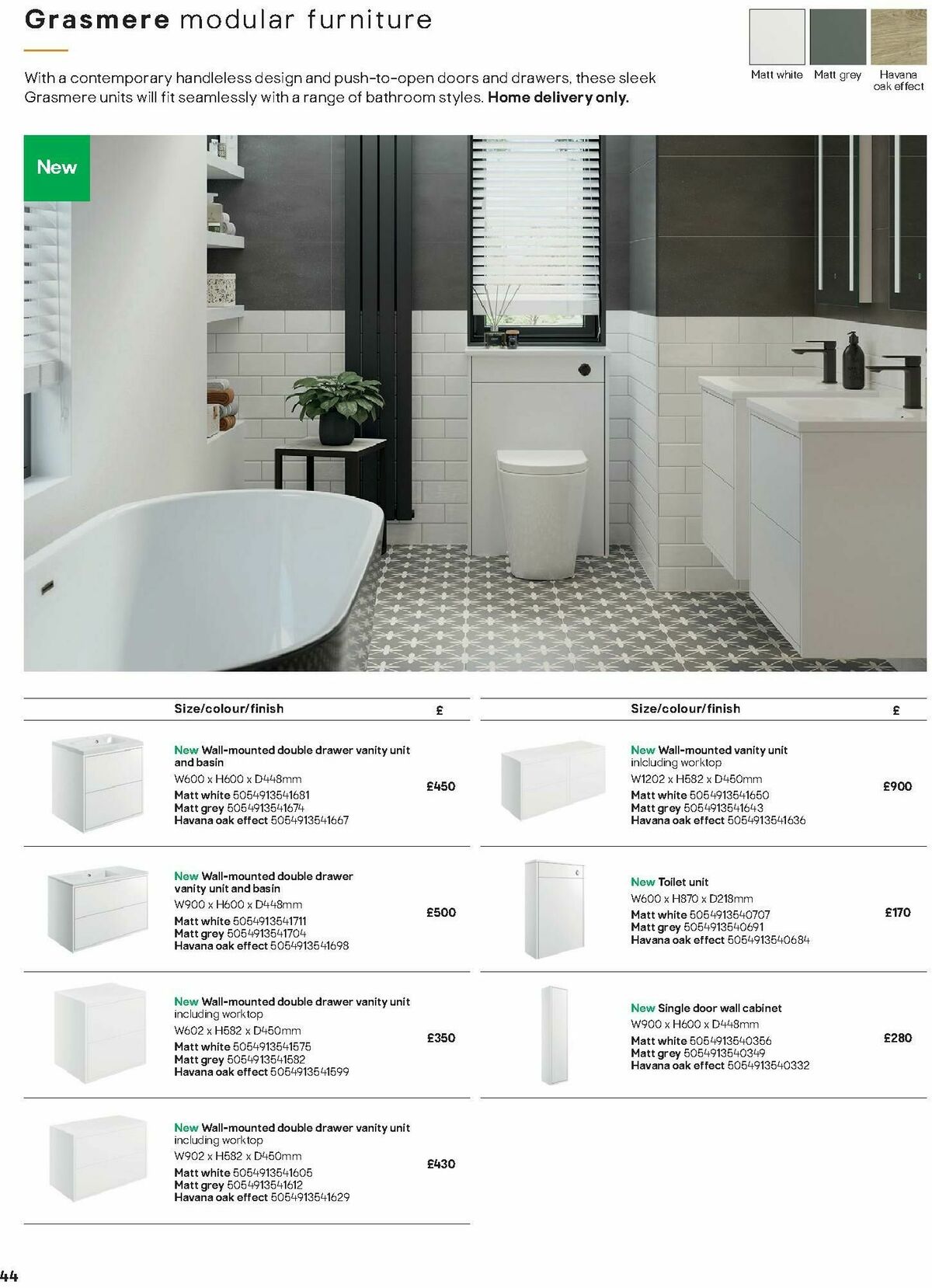 B&Q Bathrooms Offers from 1 December