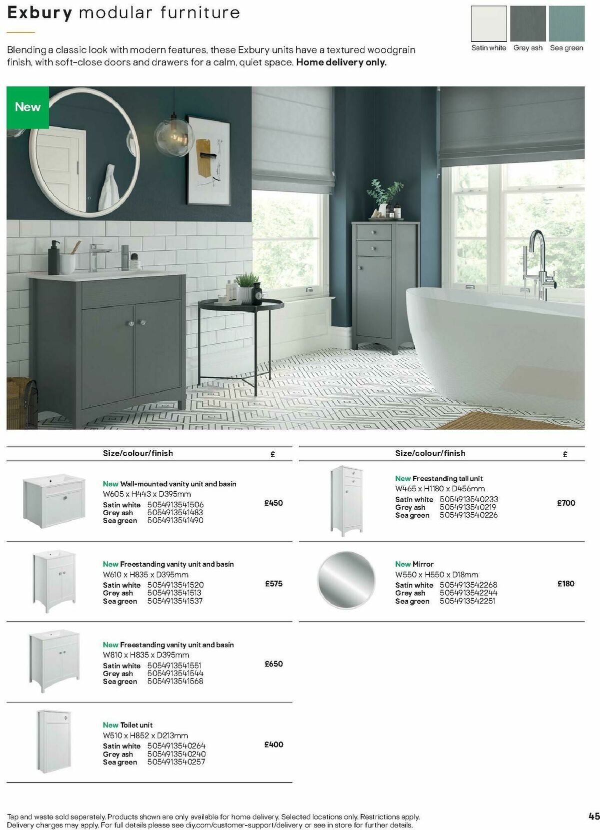 B&Q Bathrooms Offers from 1 December