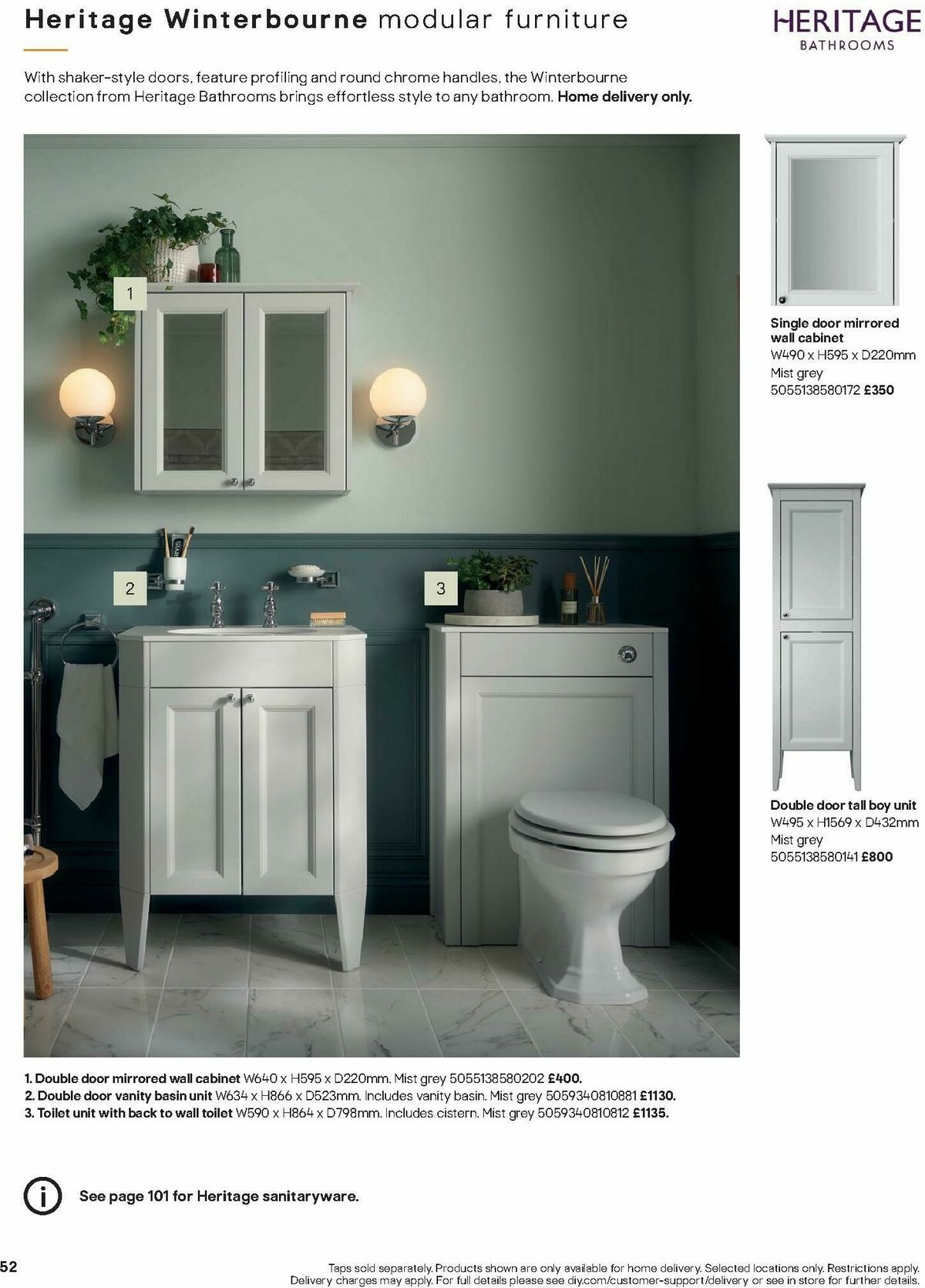 B&Q Bathrooms Offers from 1 December