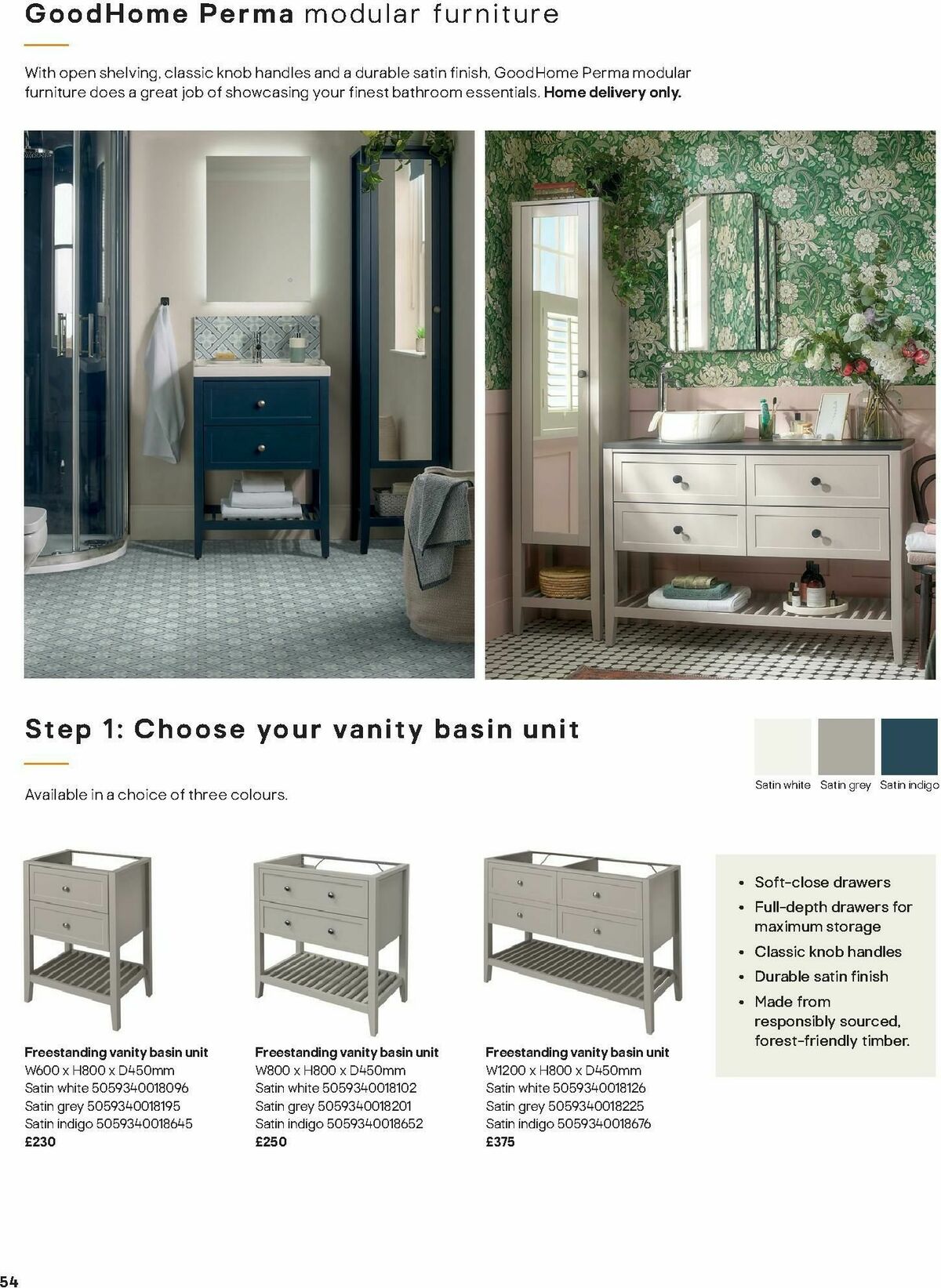 B&Q Bathrooms Offers from 1 December