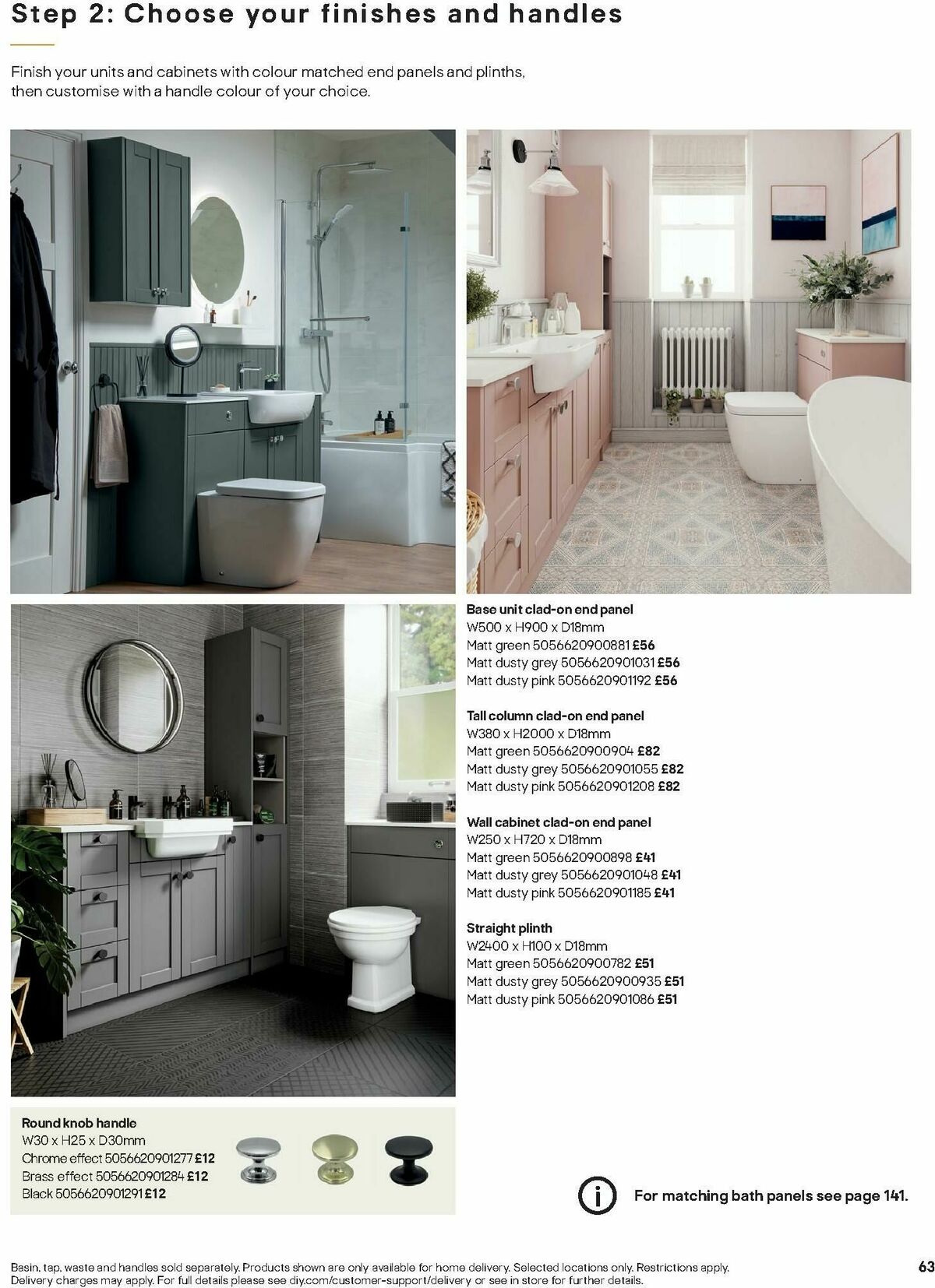 B&Q Bathrooms Offers from 1 December