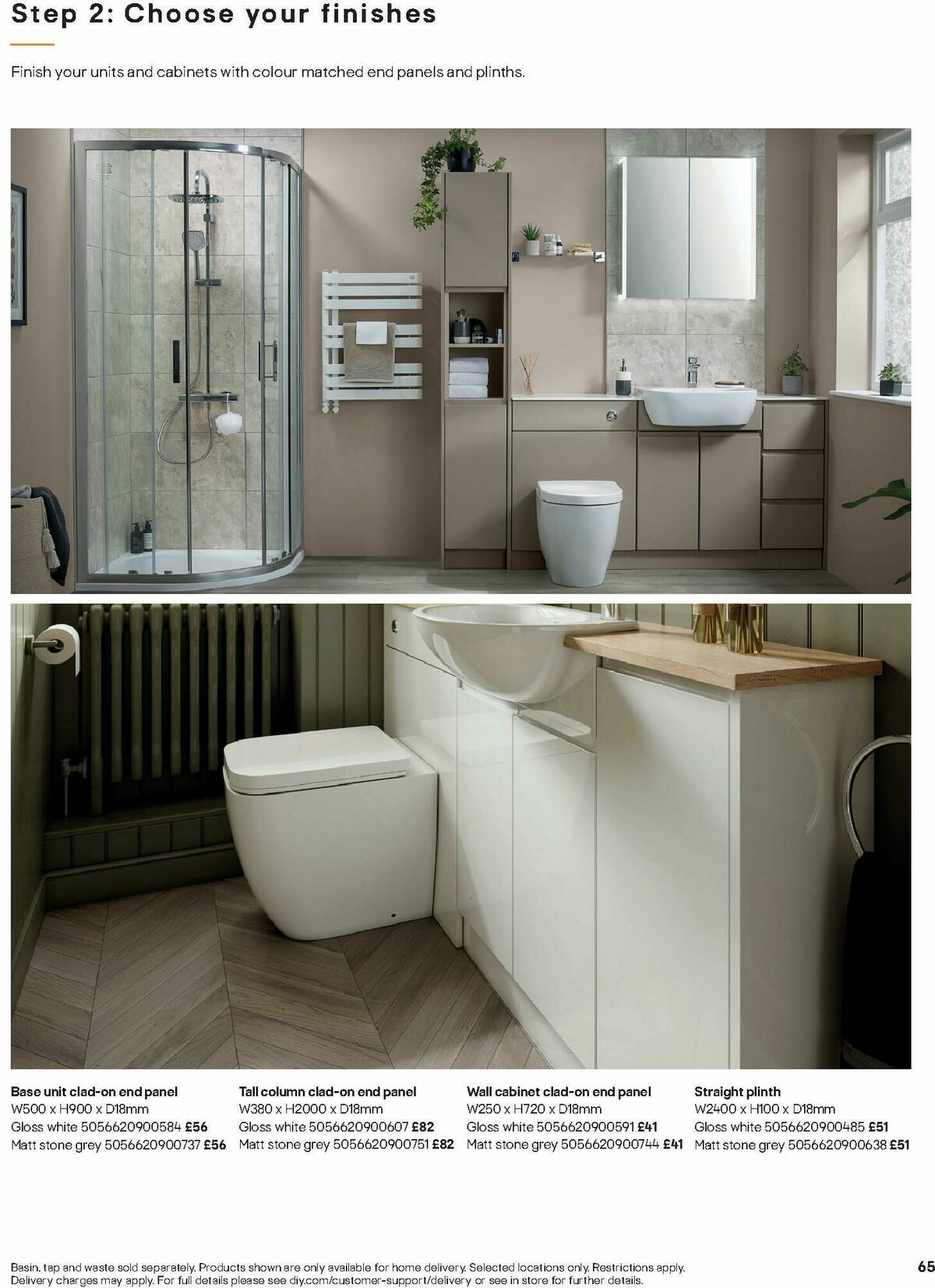 B&Q Bathrooms Offers from 1 December