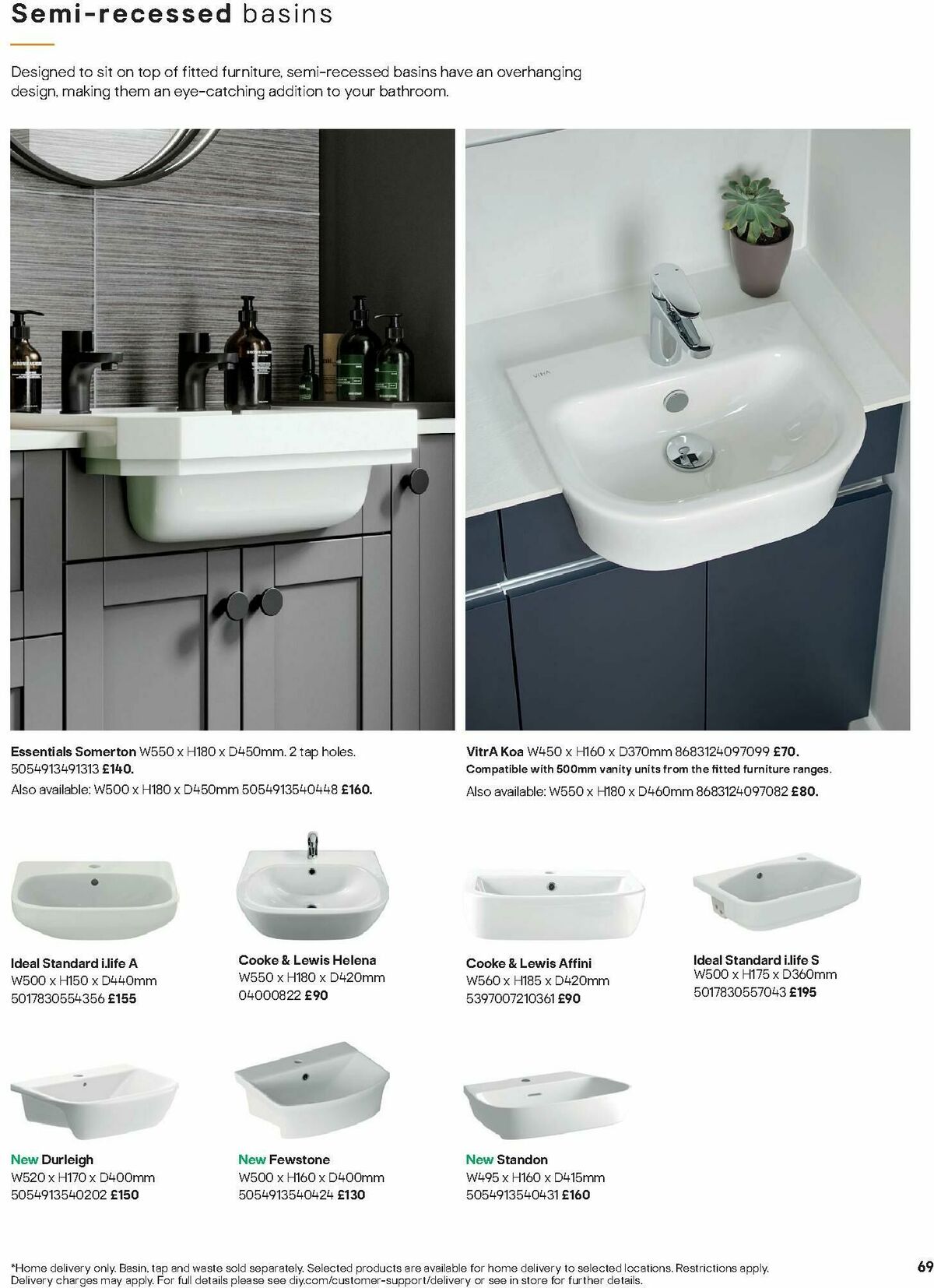B&Q Bathrooms Offers from 1 December