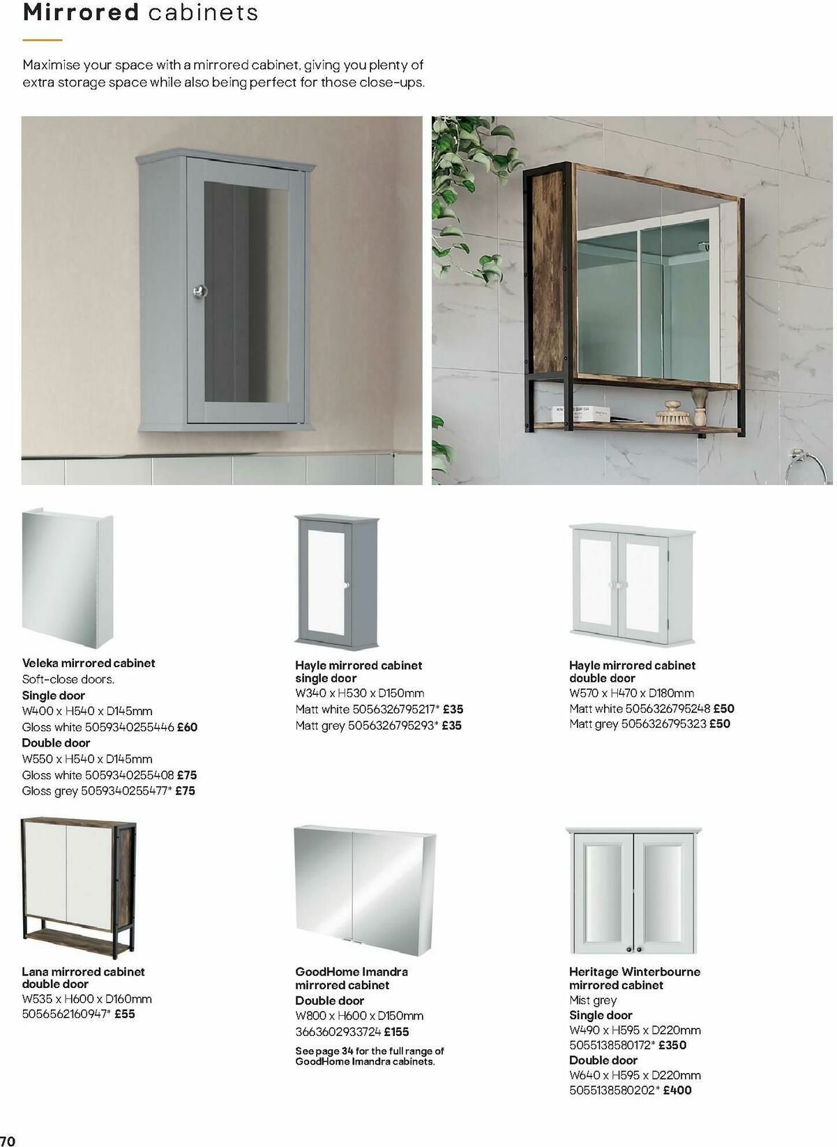 B&Q Bathrooms Offers from 1 December