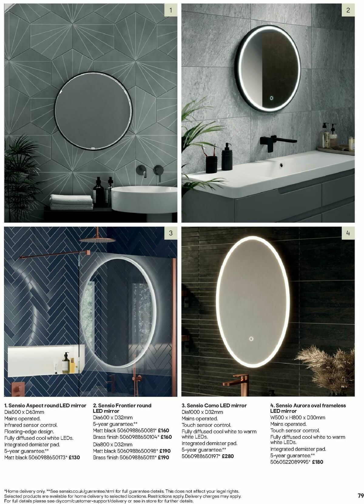 B&Q Bathrooms Offers from 1 December