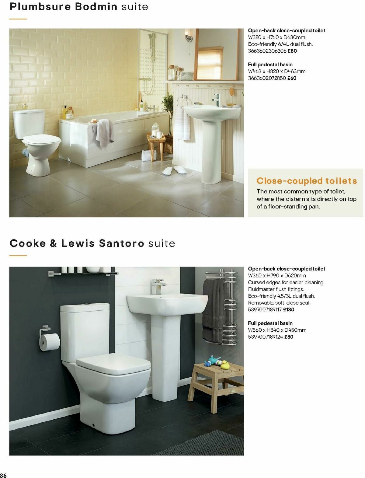 B&Q Bathrooms Offers from 1 December