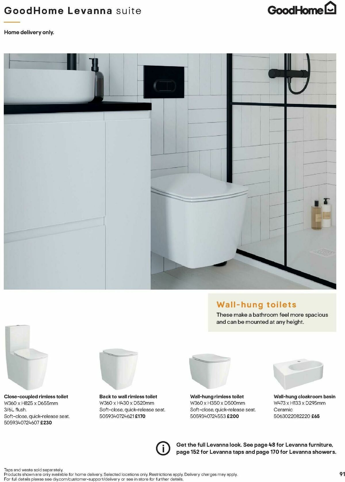 B&Q Bathrooms Offers from 1 December
