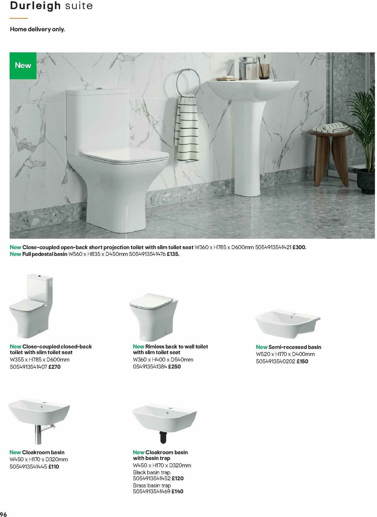 B&Q Bathrooms Offers from 1 December