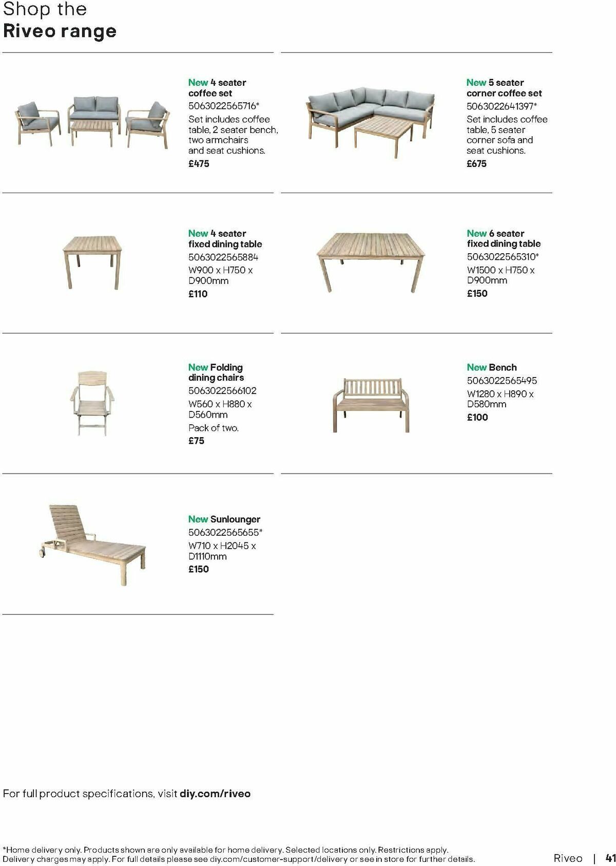 B&Q Outdoor Living Offers from 20 March