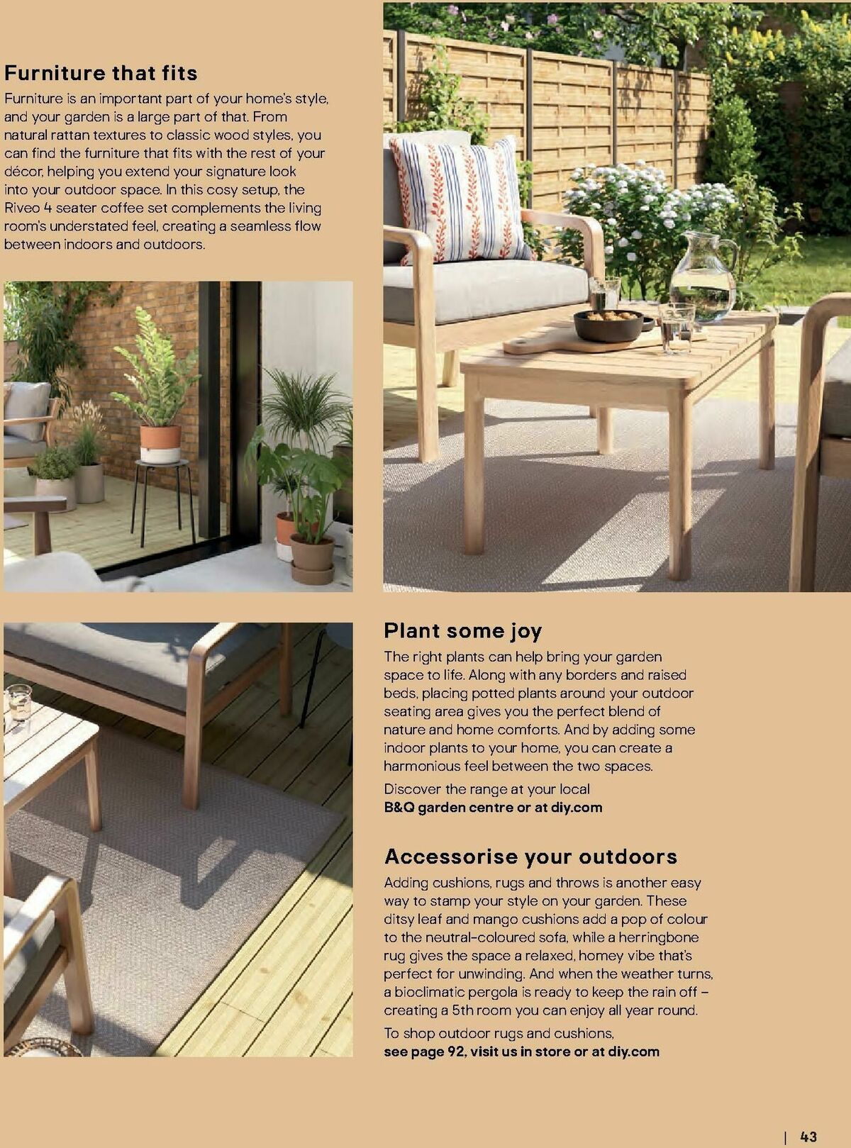 B&Q Outdoor Living Offers from 20 March