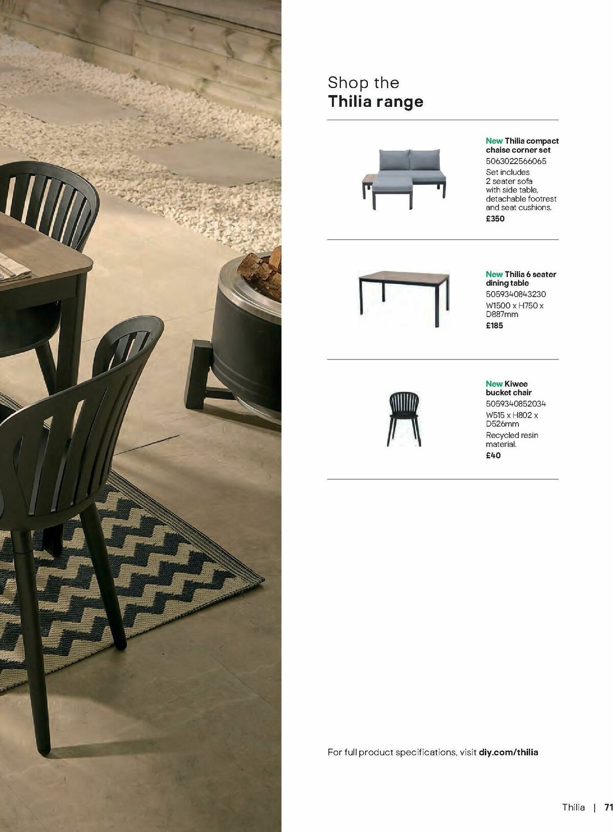 B&Q Outdoor Living Offers from 20 March