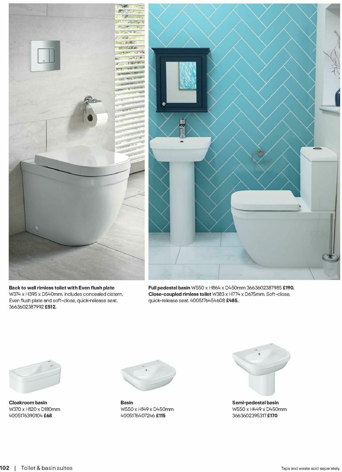 B&Q Bathrooms Offers from 28 April