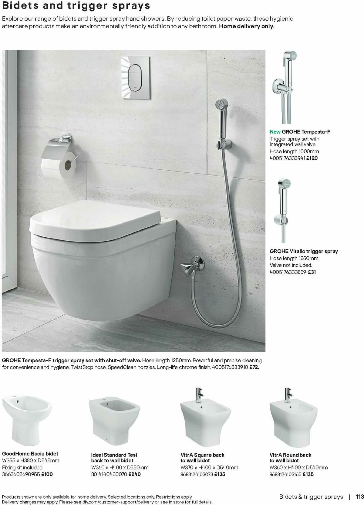 B&Q Bathrooms Offers from 28 April