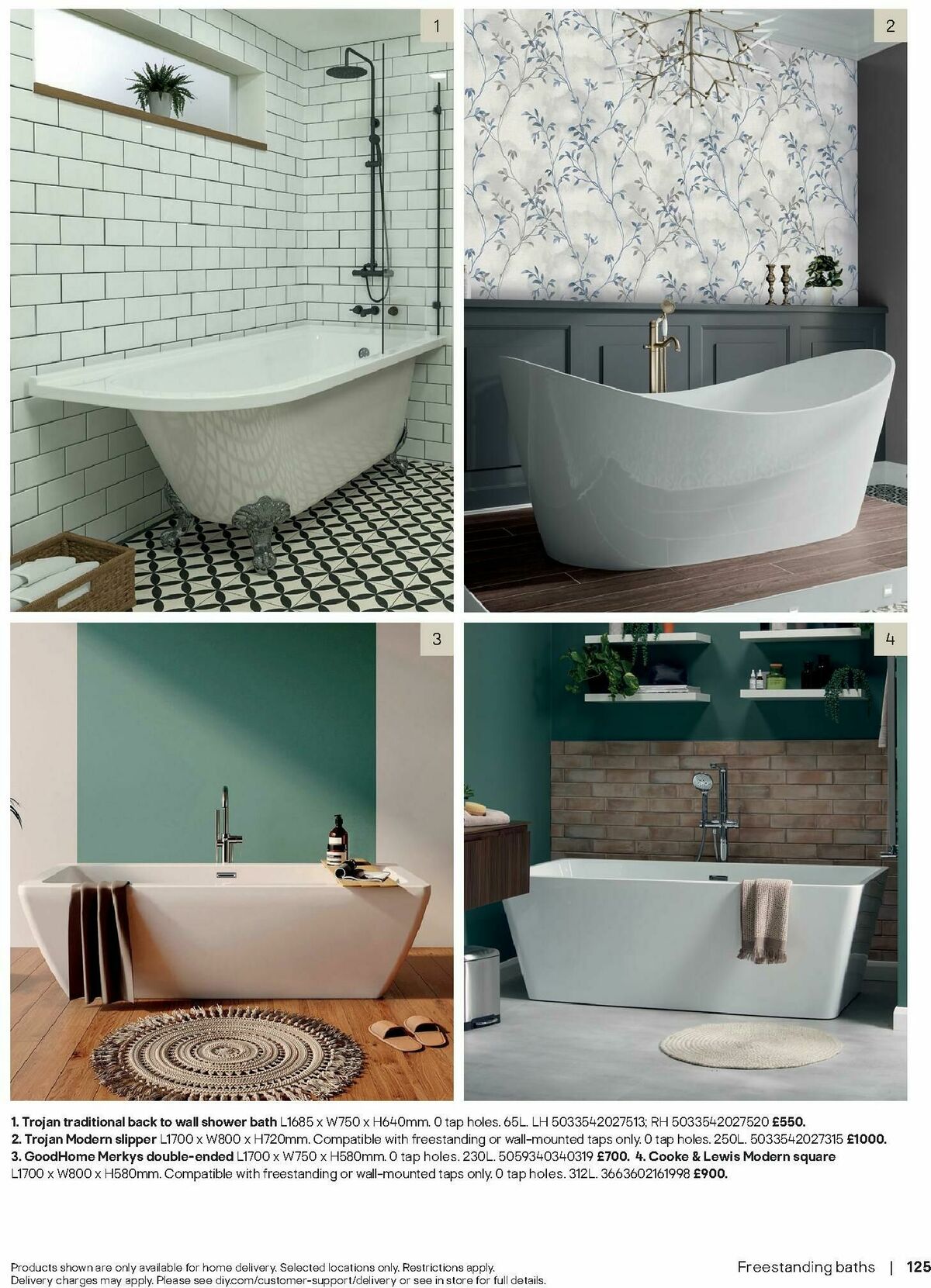 B&Q Bathrooms Offers from 28 April