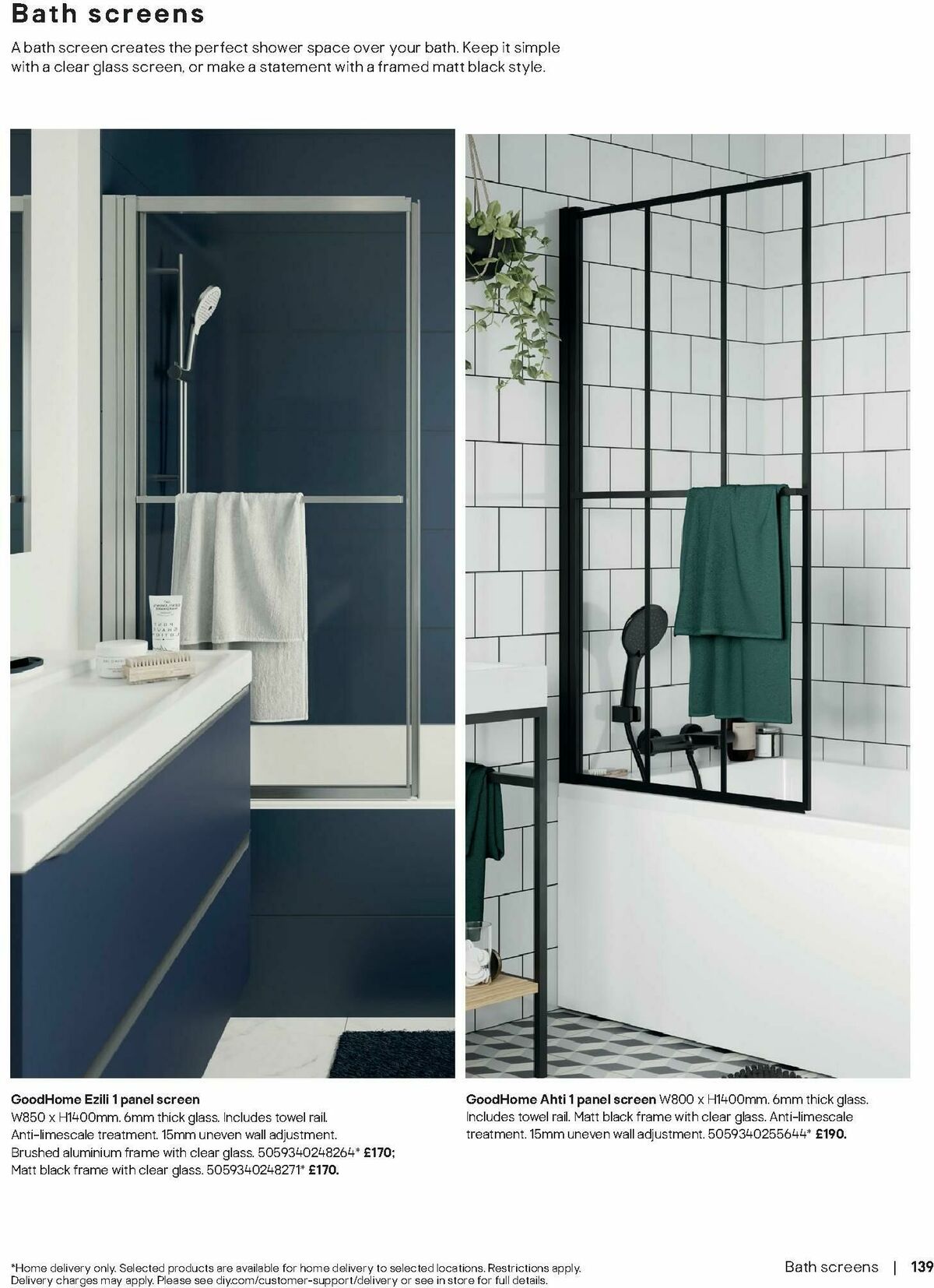 B&Q Bathrooms Offers from 28 April