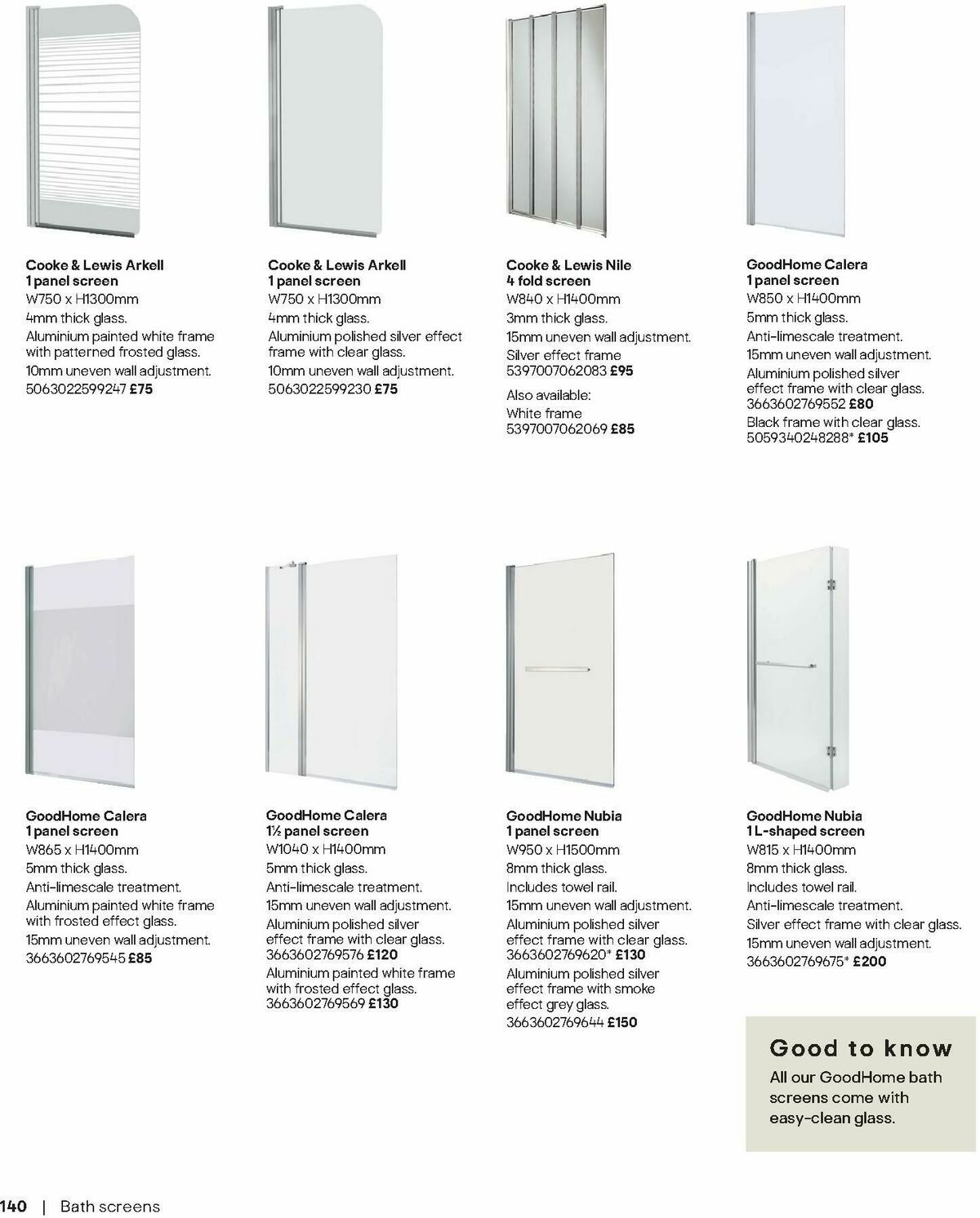 B&Q Bathrooms Offers from 28 April