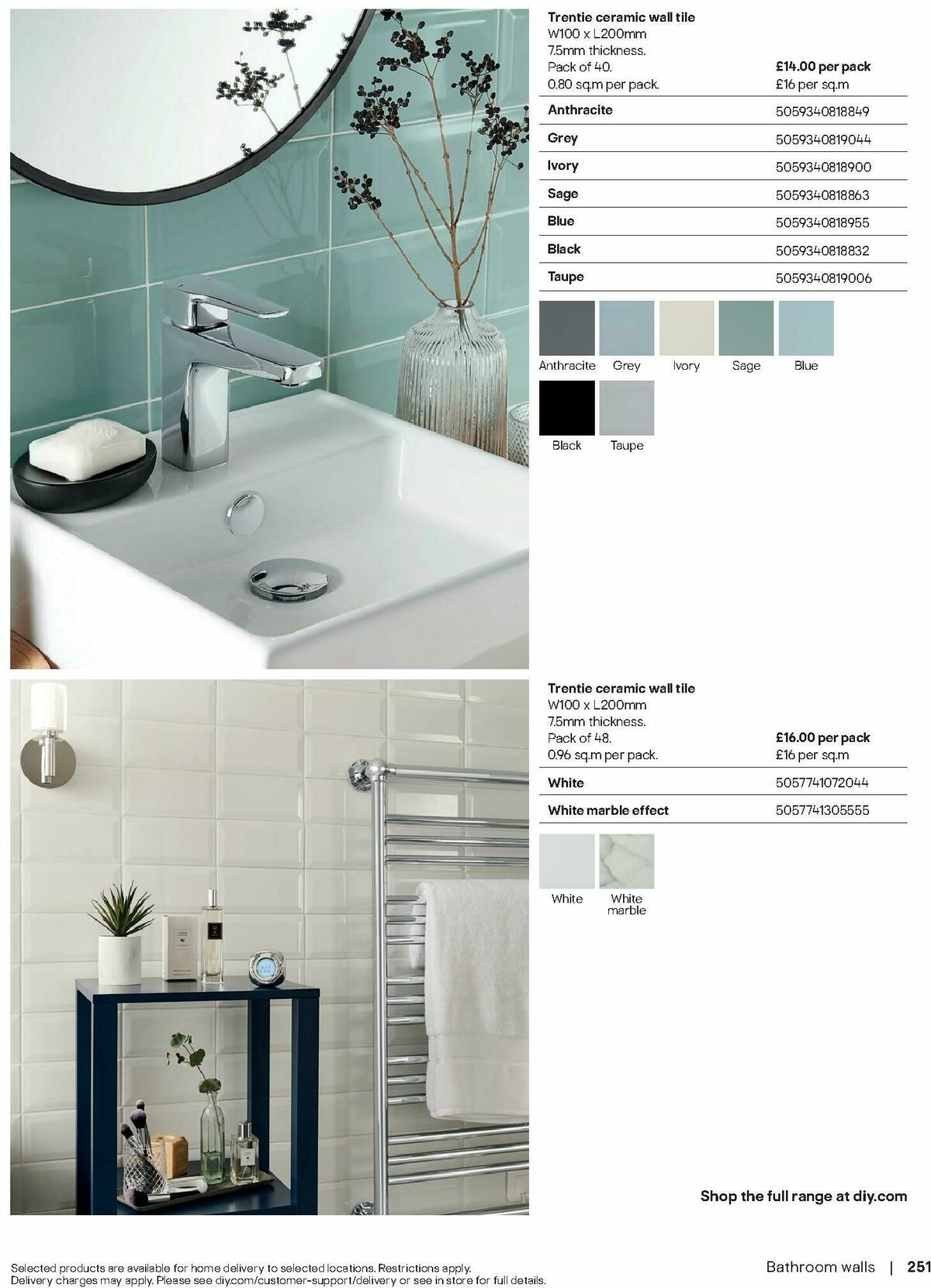 B&Q Bathrooms Offers from 28 April