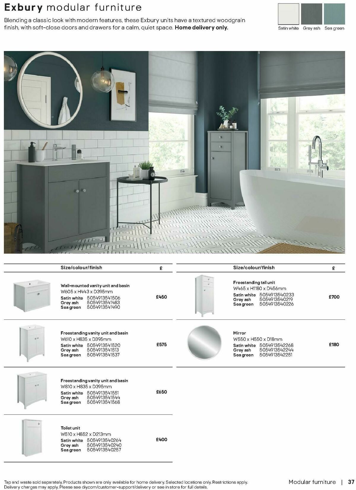 B&Q Bathrooms Offers from 28 April