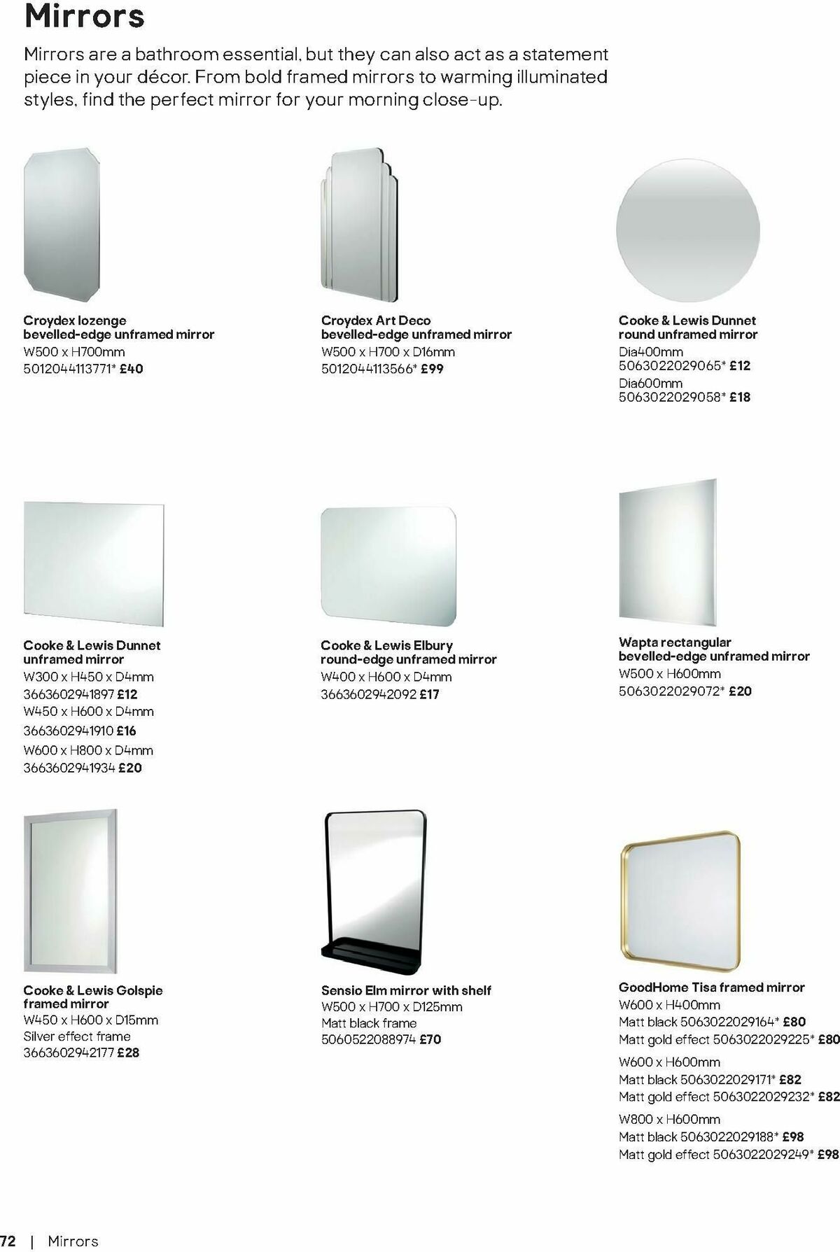 B&Q Bathrooms Offers from 28 April