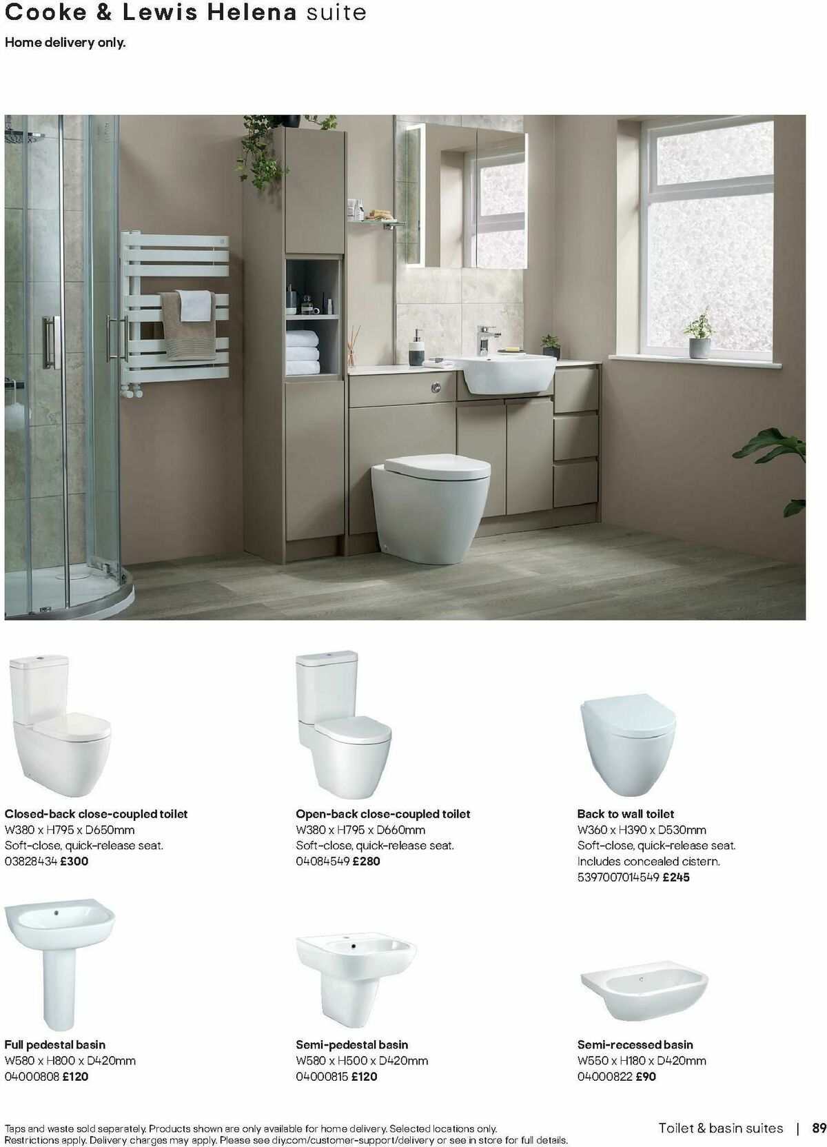 B&Q Bathrooms Offers from 28 April
