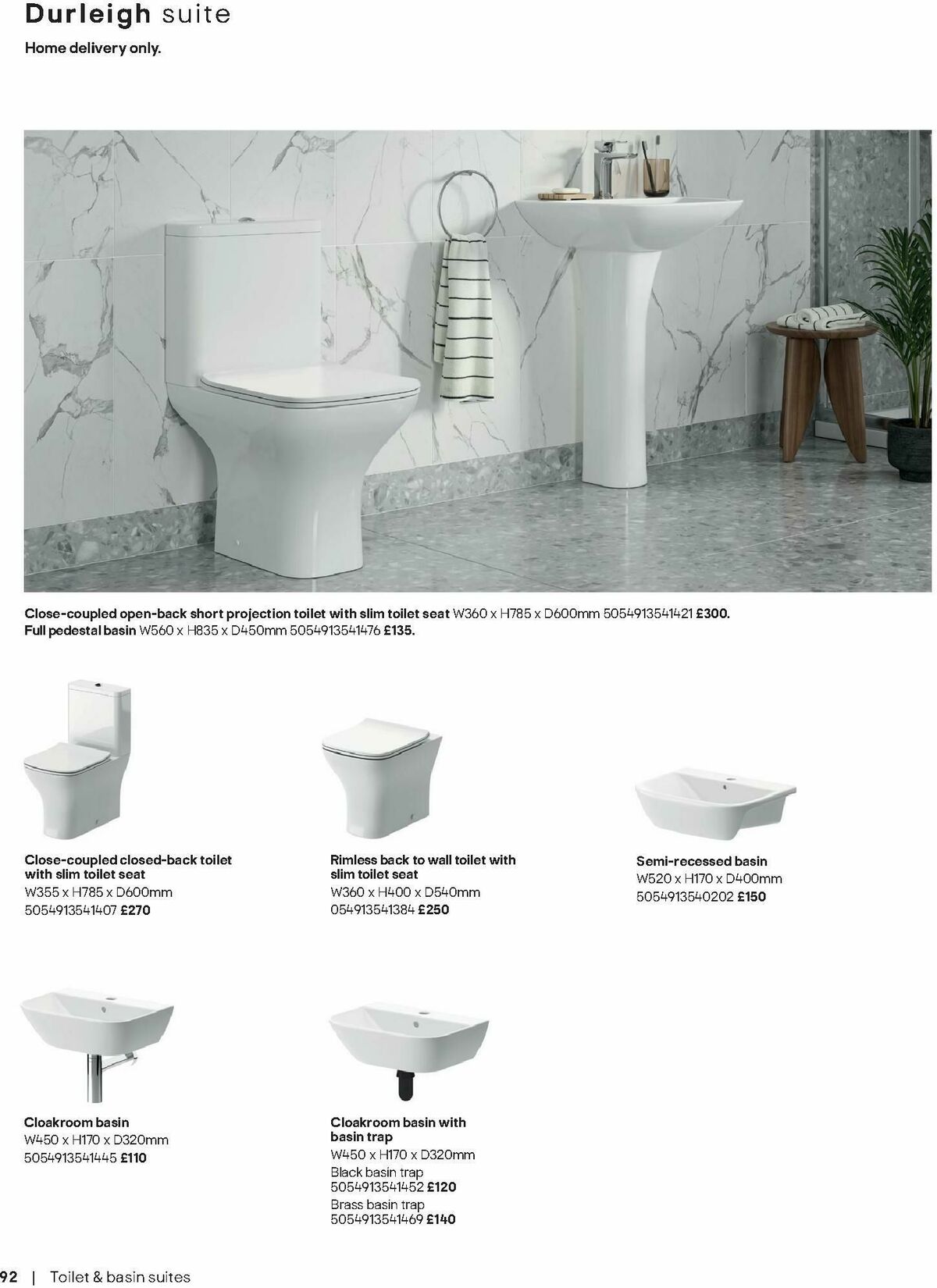B&Q Bathrooms Offers from 28 April
