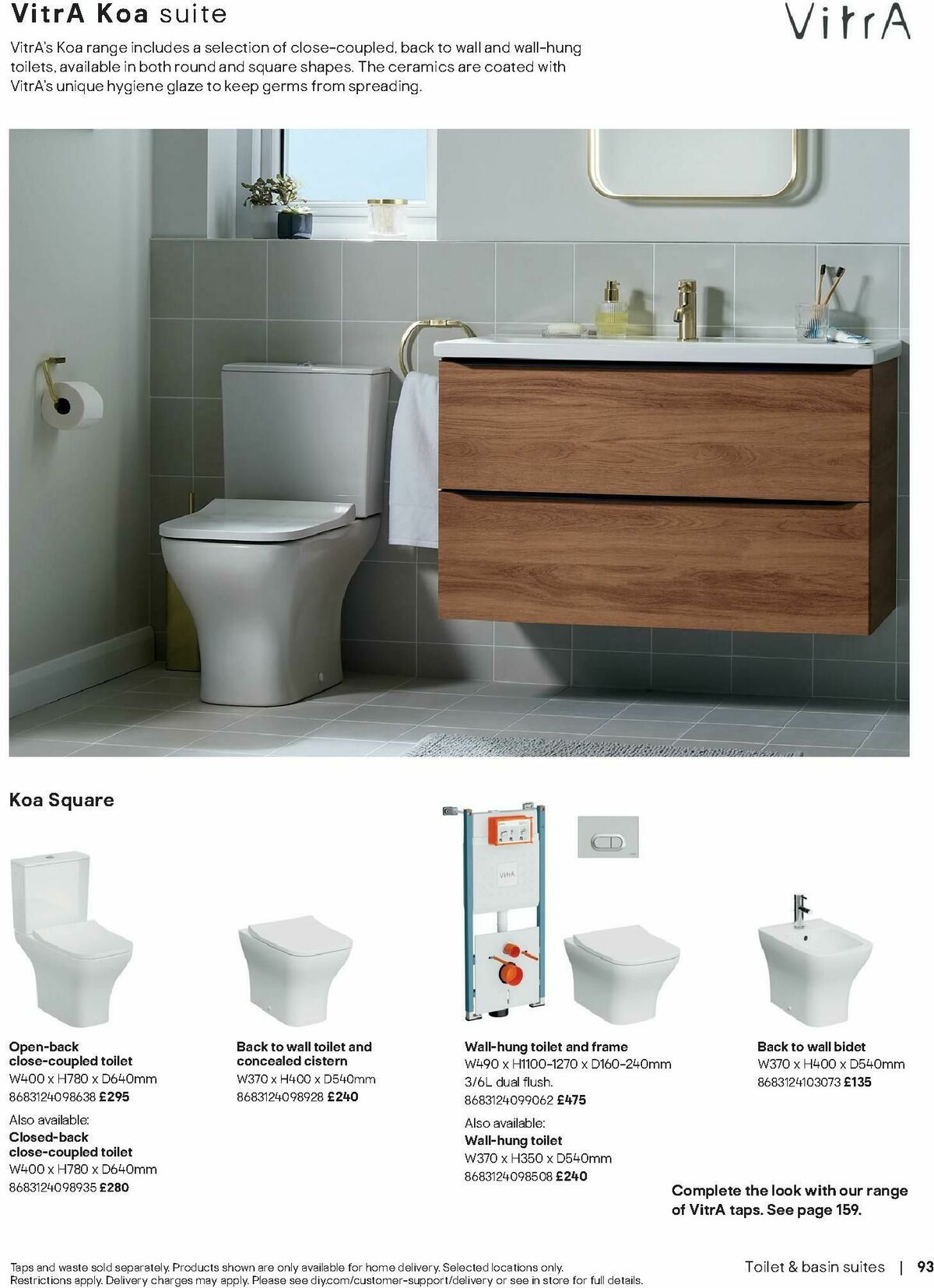 B&Q Bathrooms Offers from 28 April