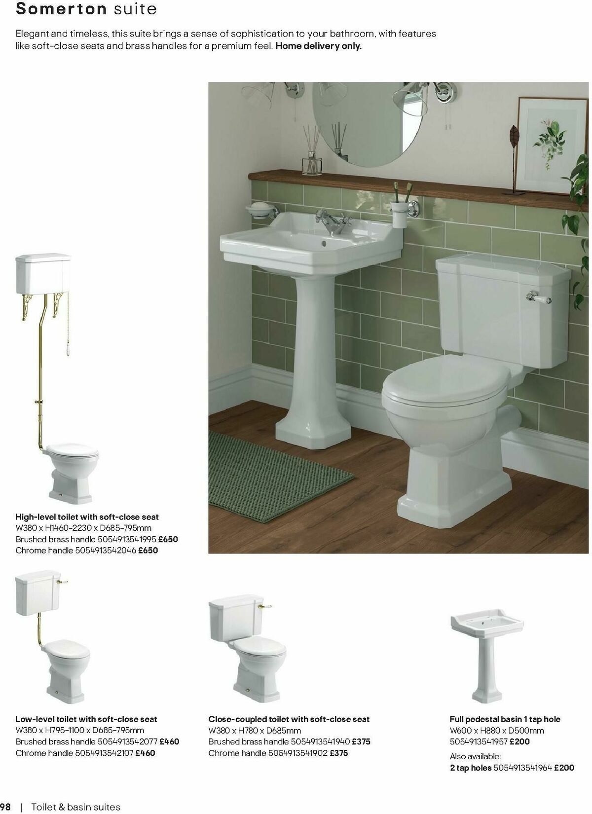 B&Q Bathrooms Offers from 28 April