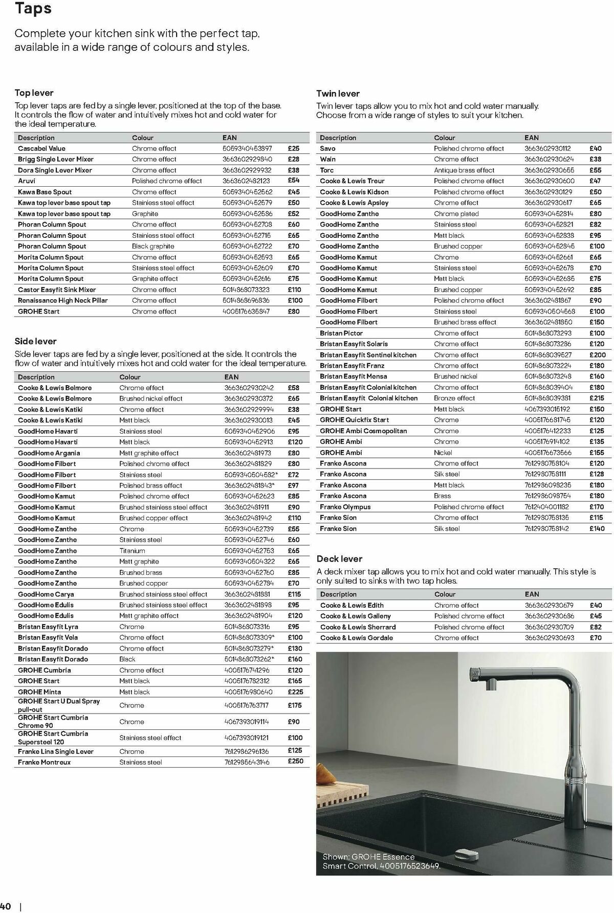 B&Q Kitchen Appliances Brochure Offers from 23 June