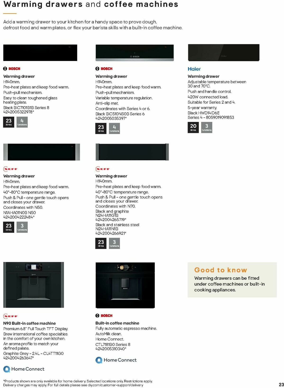 B&Q Appliances Offers from 20 July