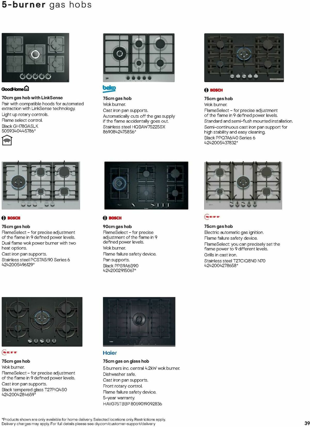 B&Q Appliances Offers from 20 July