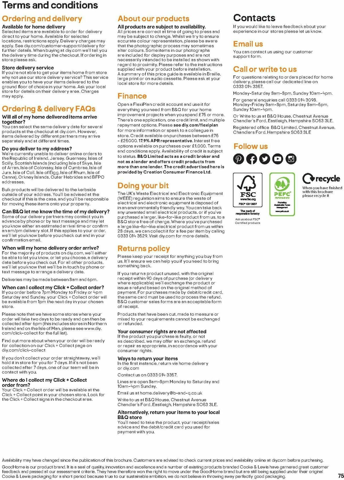 B&Q Appliances Offers from 20 July