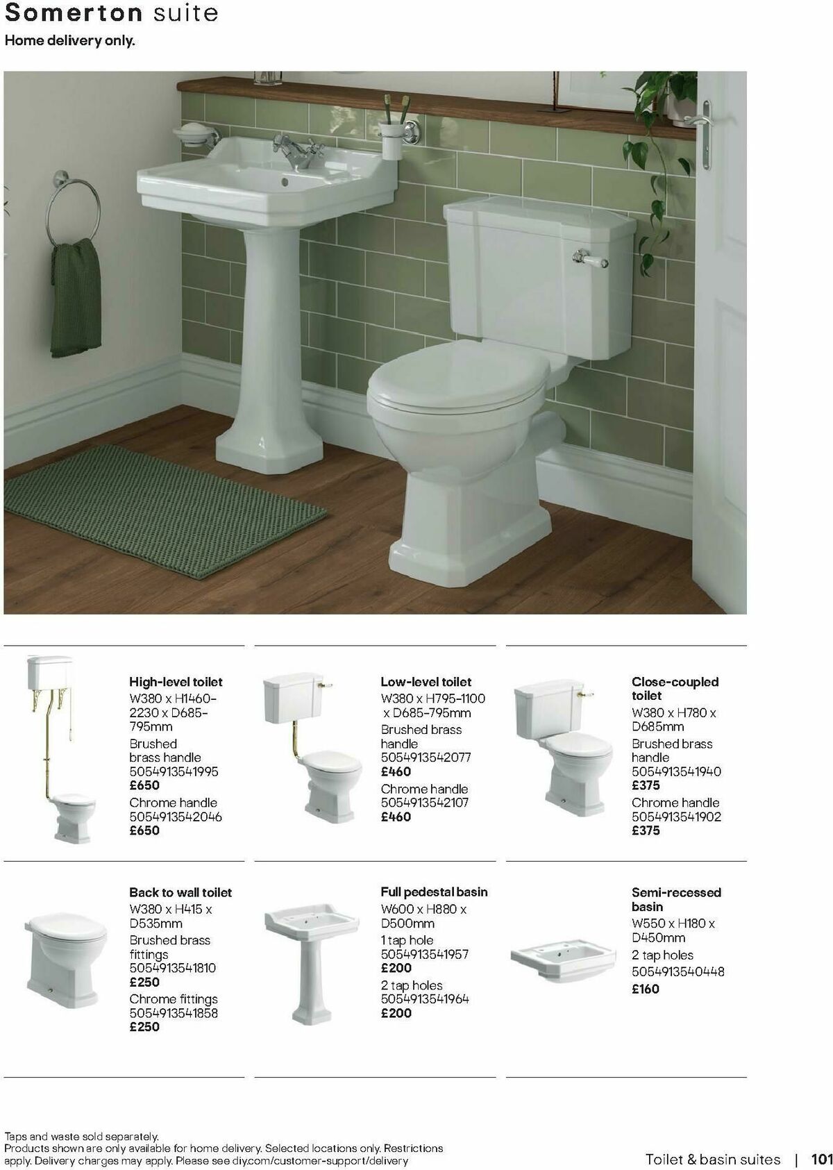 B&Q Bathrooms Offers from 17 August