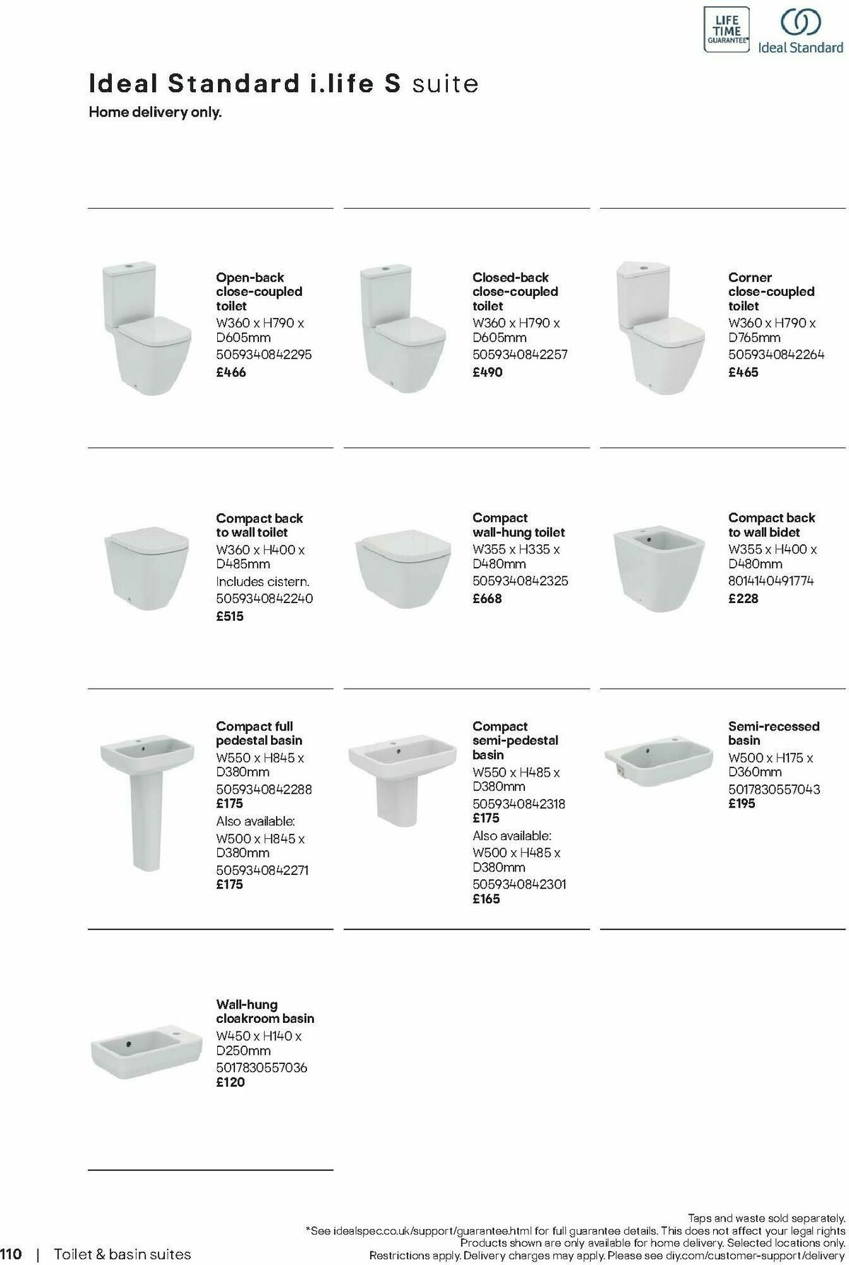 B&Q Bathrooms Offers from 17 August