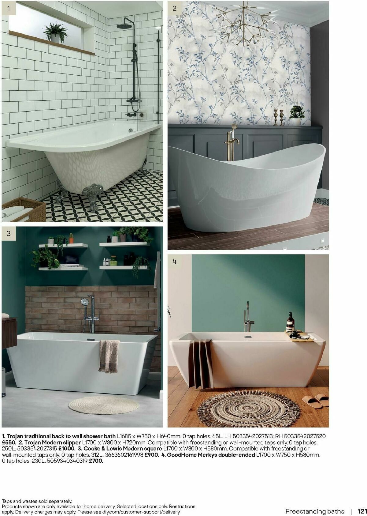 B&Q Bathrooms Offers from 17 August