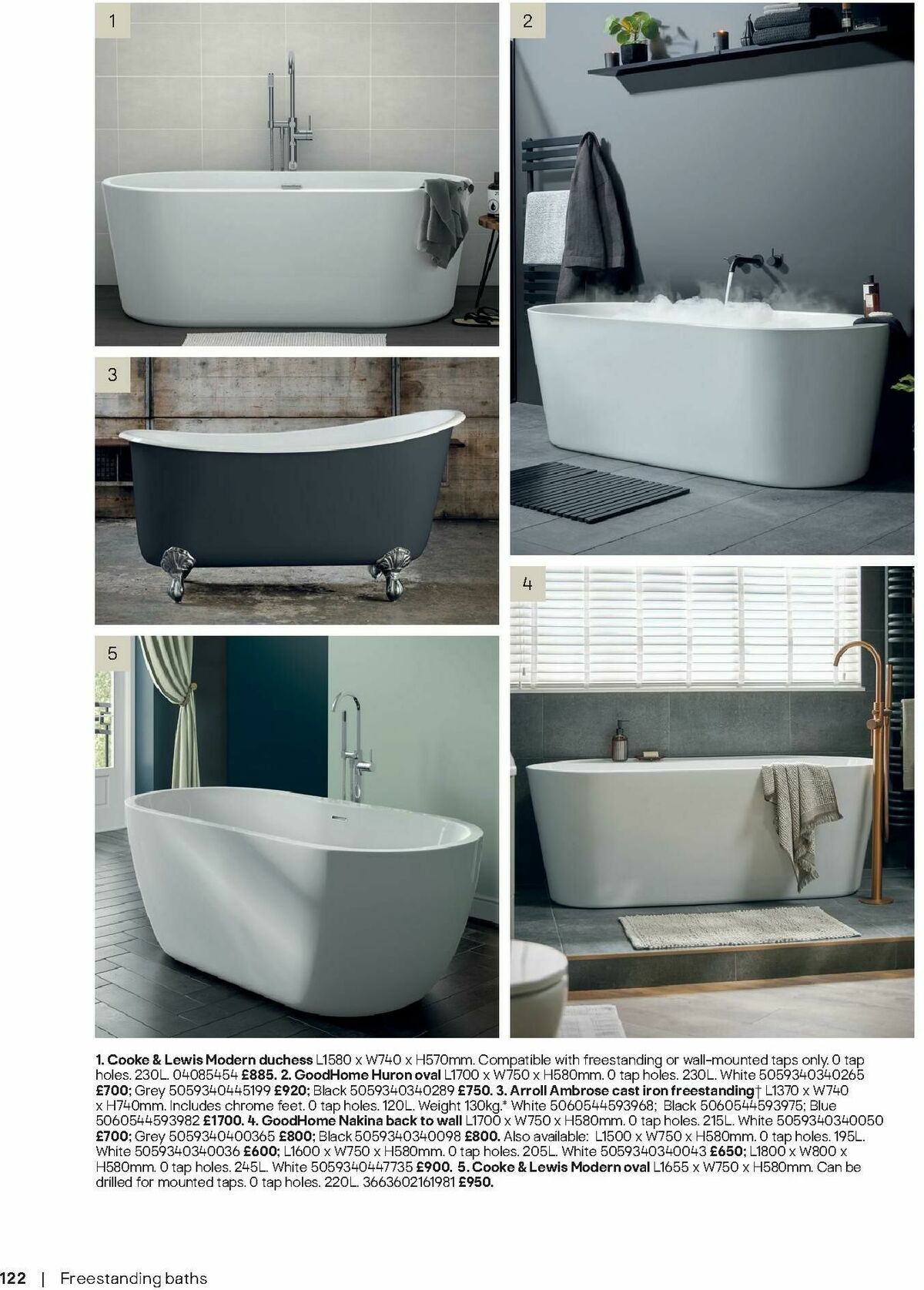 B&Q Bathrooms Offers from 17 August