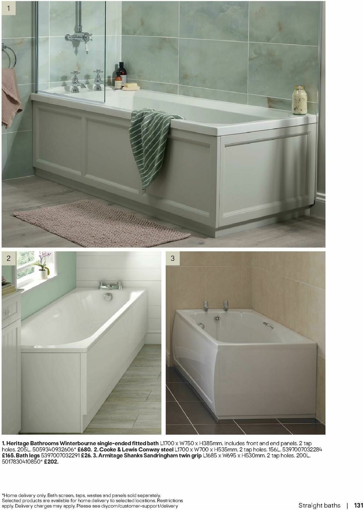 B&Q Bathrooms Offers from 17 August