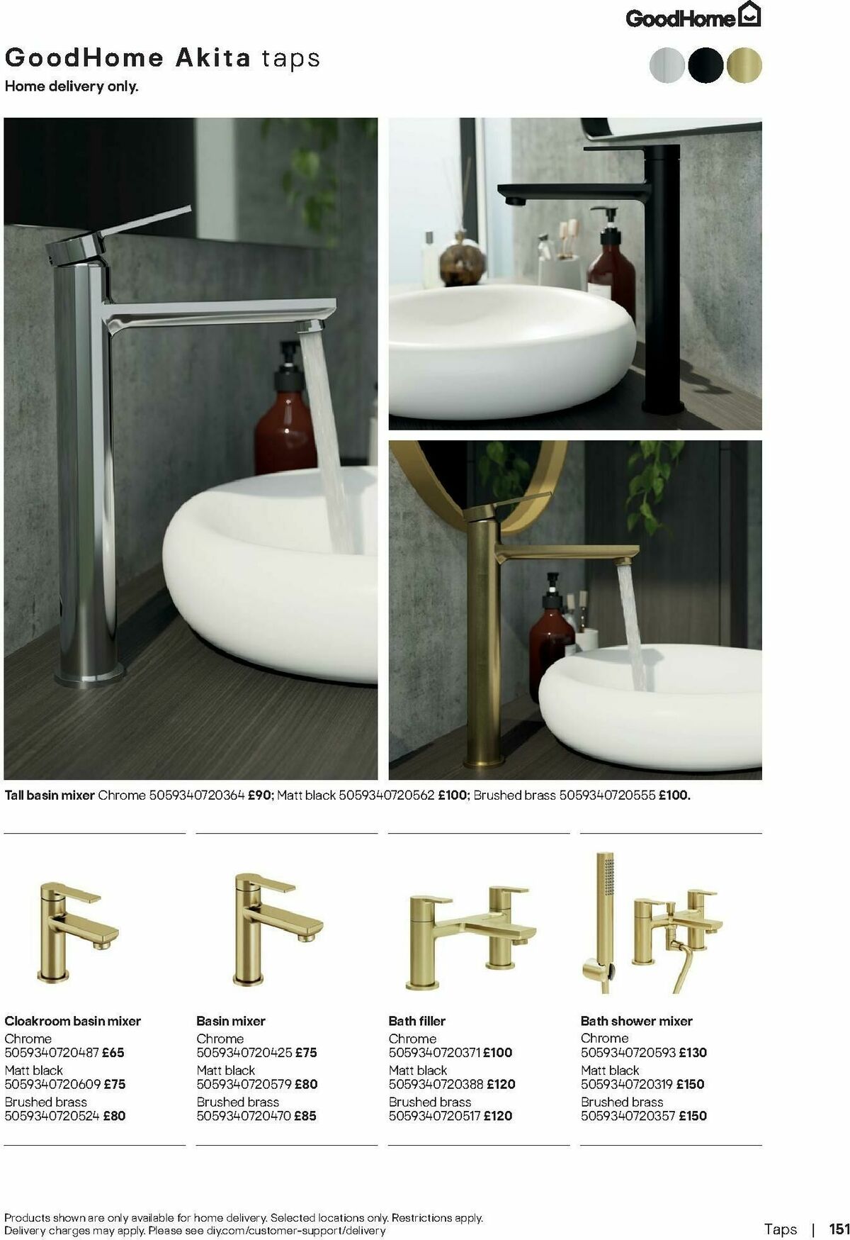 B&Q Bathrooms Offers from 17 August