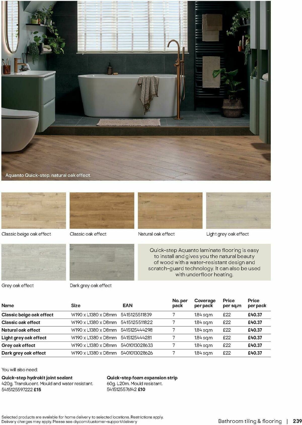 B&Q Bathrooms Offers from 17 August