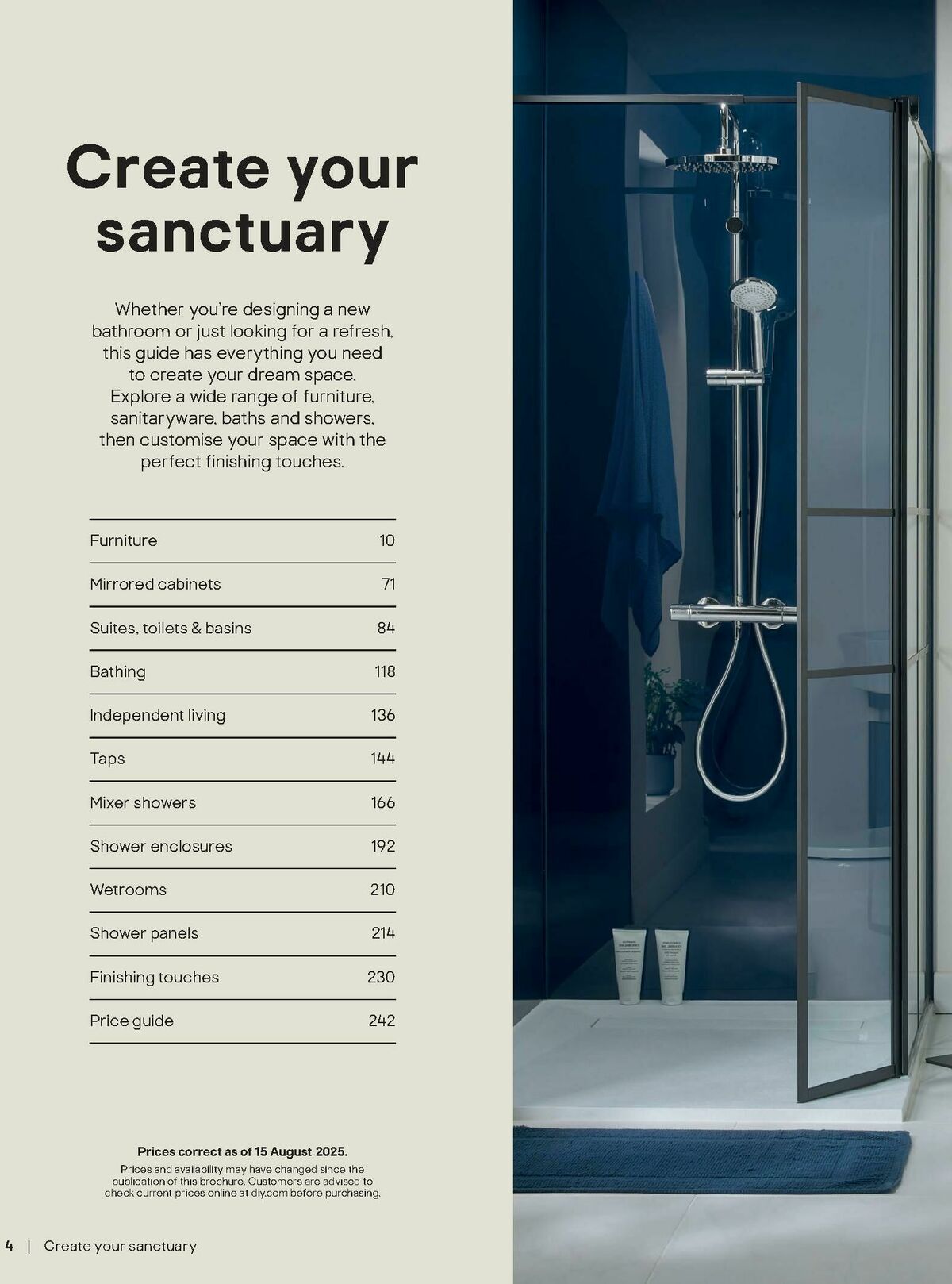 B&Q Bathrooms Offers from 17 August