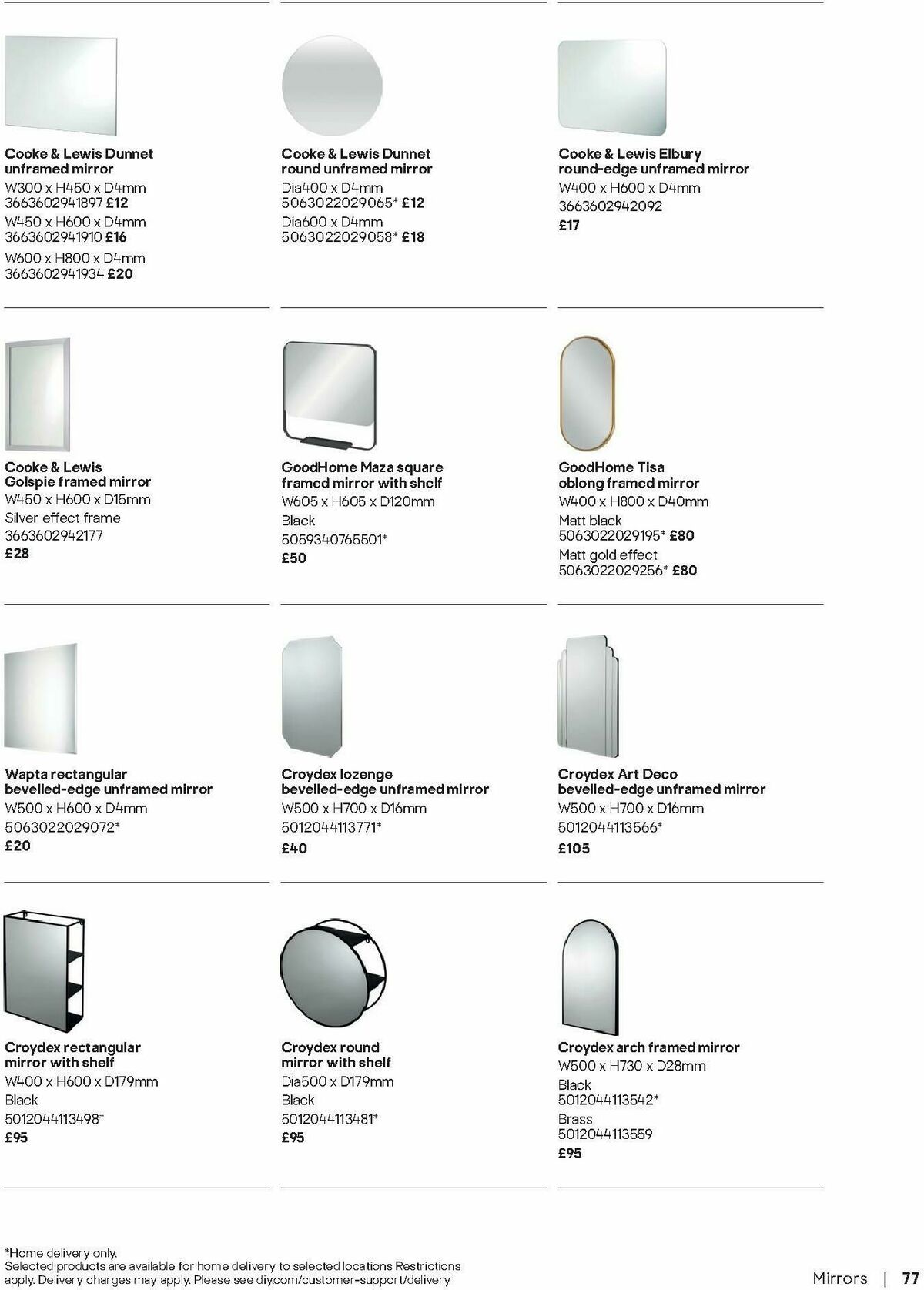 B&Q Bathrooms Offers from 17 August