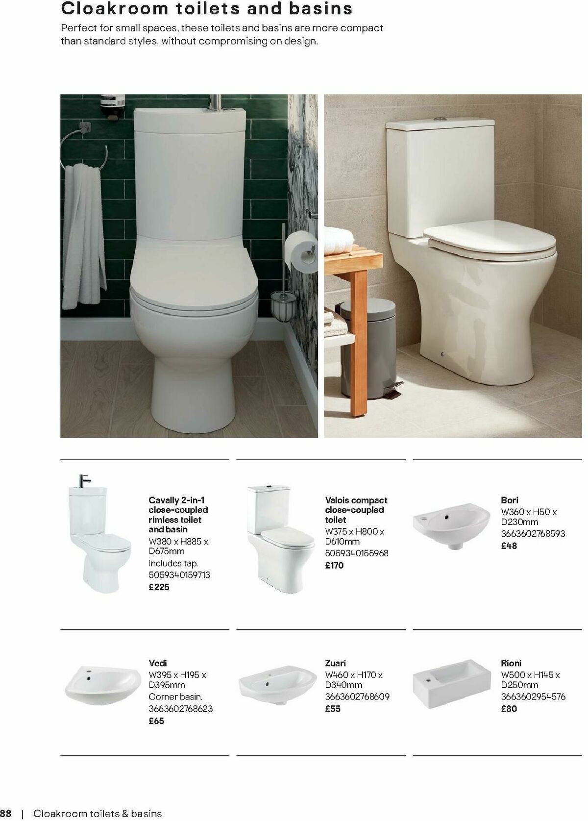B&Q Bathrooms Offers from 17 August