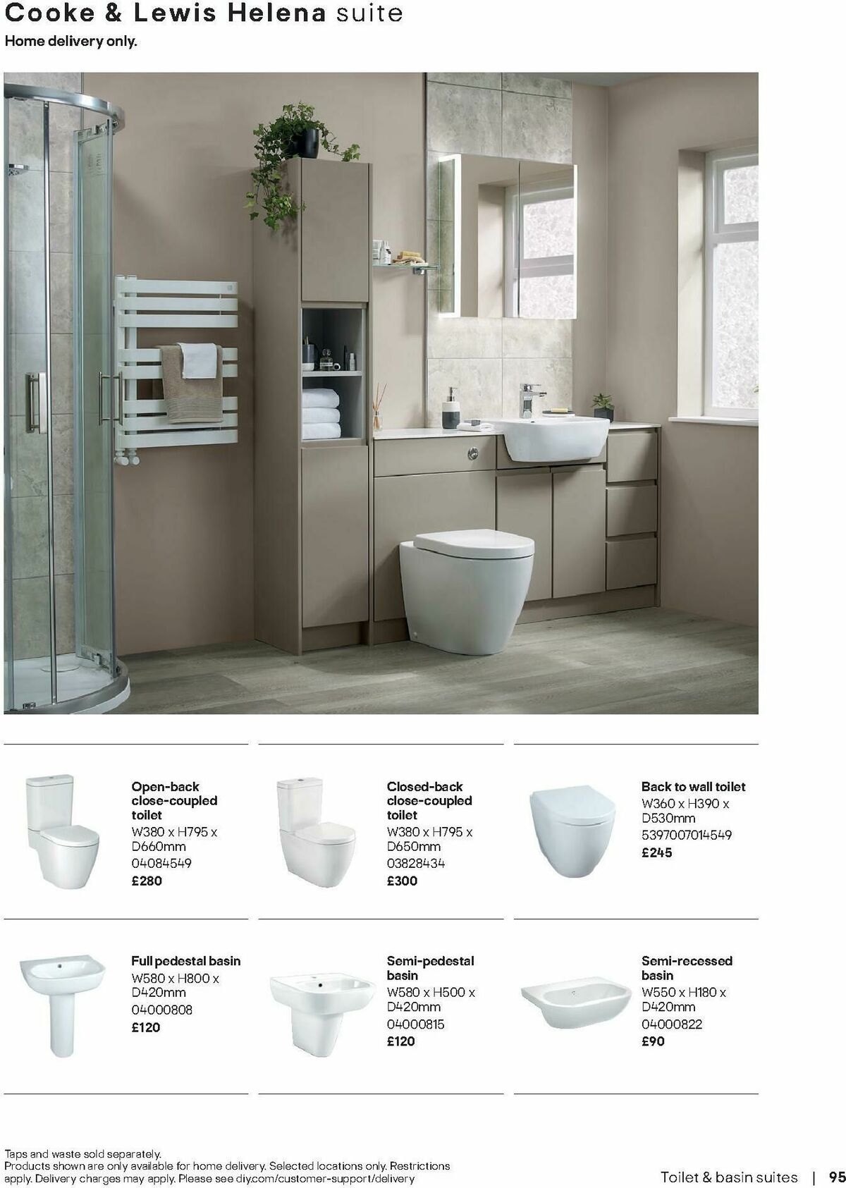 B&Q Bathrooms Offers from 17 August