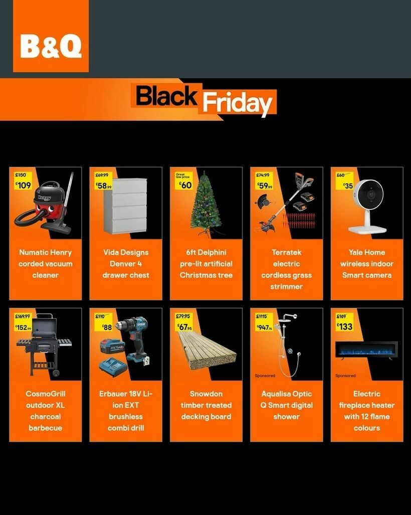 B&Q Black Friday Offers from 14 November