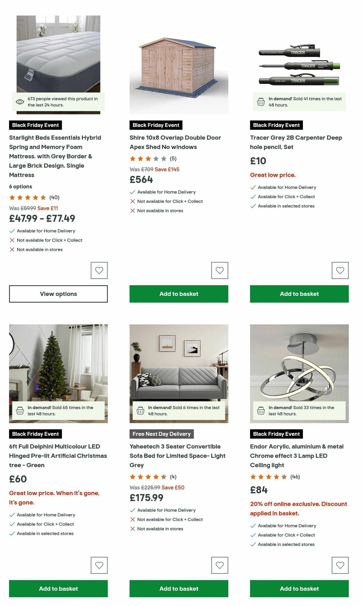 B&Q Black Friday Offers from 14 November