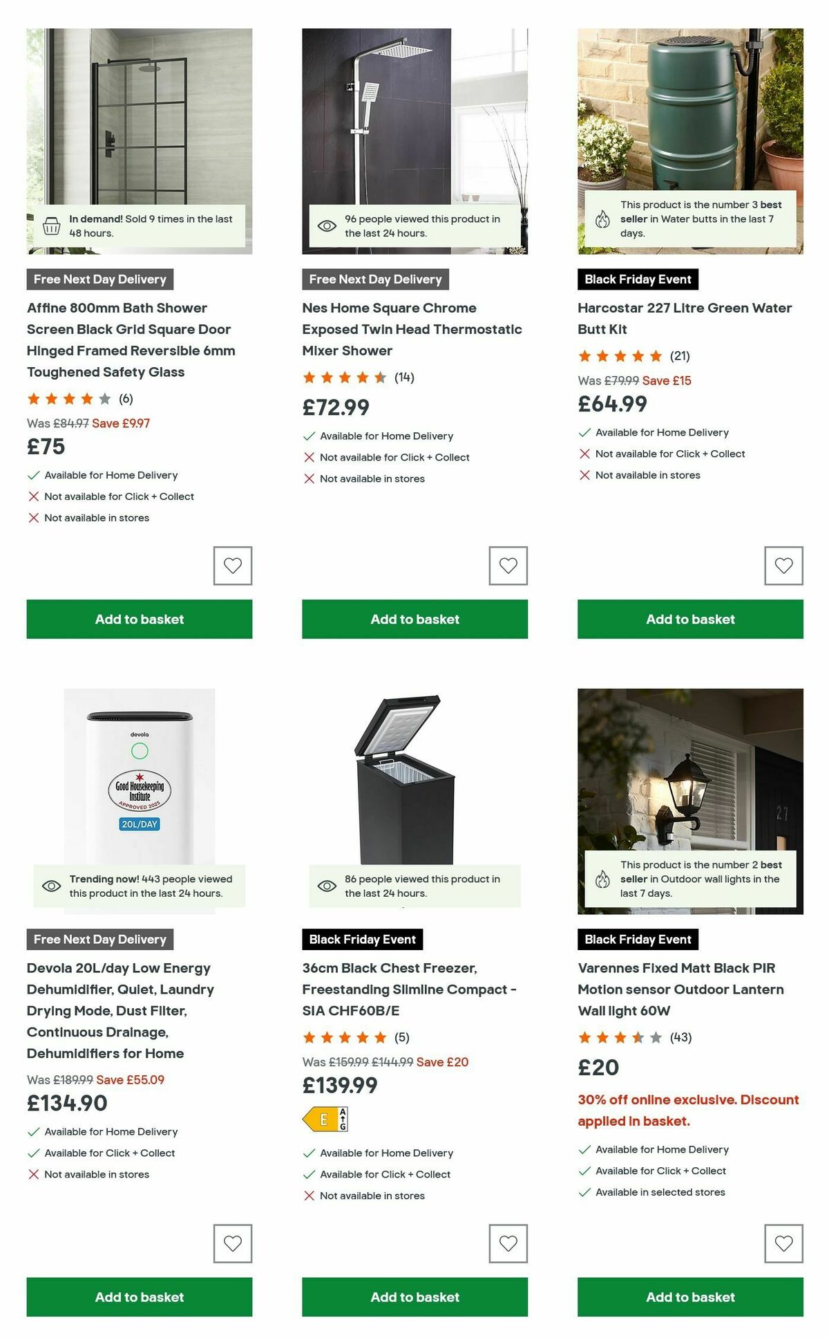 B&Q Black Friday Offers from 14 November